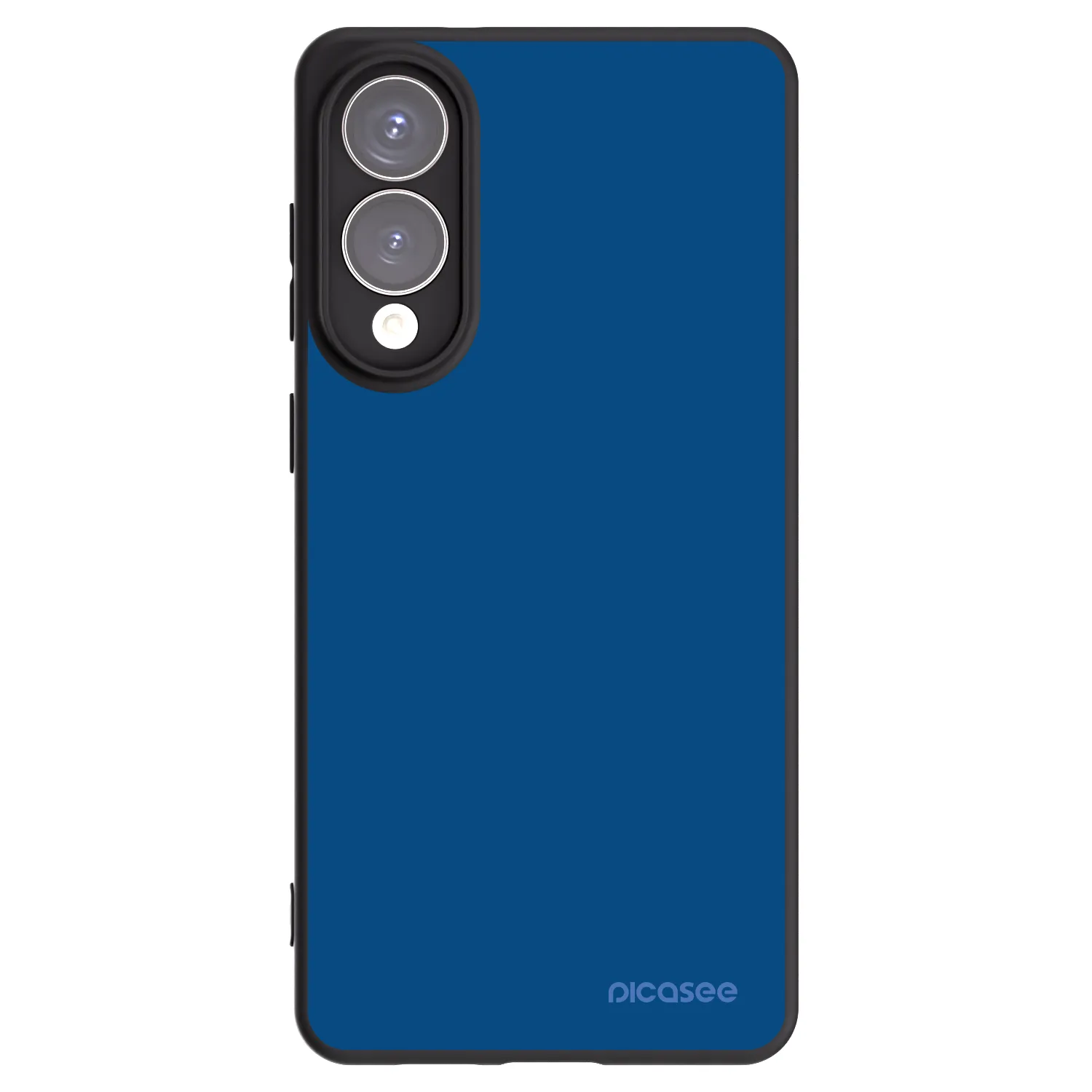 Picasee Samsung Galaxy S25 Edge 5G Hülle - Schwarzes Silikon - Navy Blue