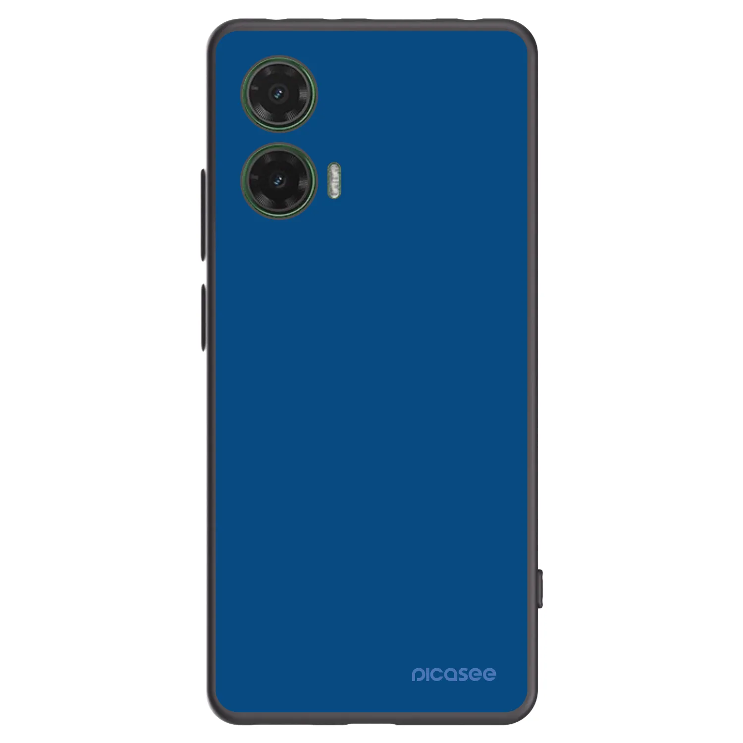 Picasee Motorola Moto G35 5G Hülle - Schwarzes Silikon - Navy Blue