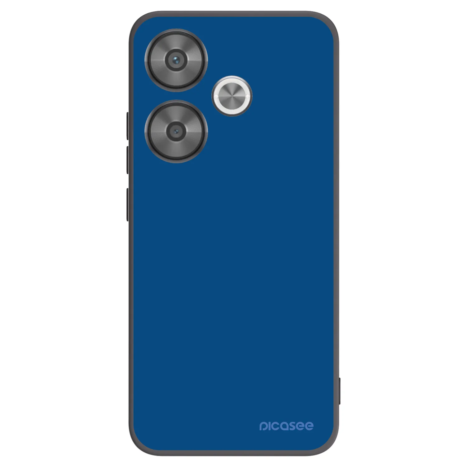 Picasee Xiaomi Poco F6 Hülle - Schwarzes Silikon - Navy Blue