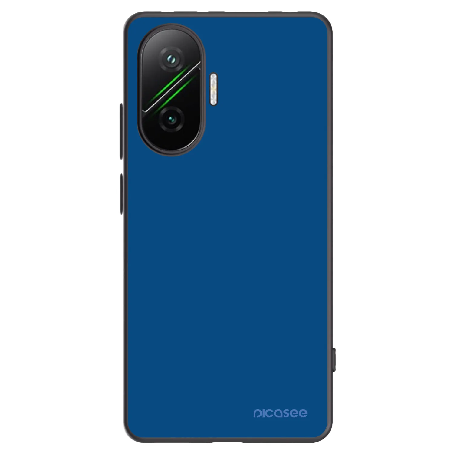 Picasee Xiaomi Poco F7 5G Hülle - Schwarzes Silikon - Navy Blue