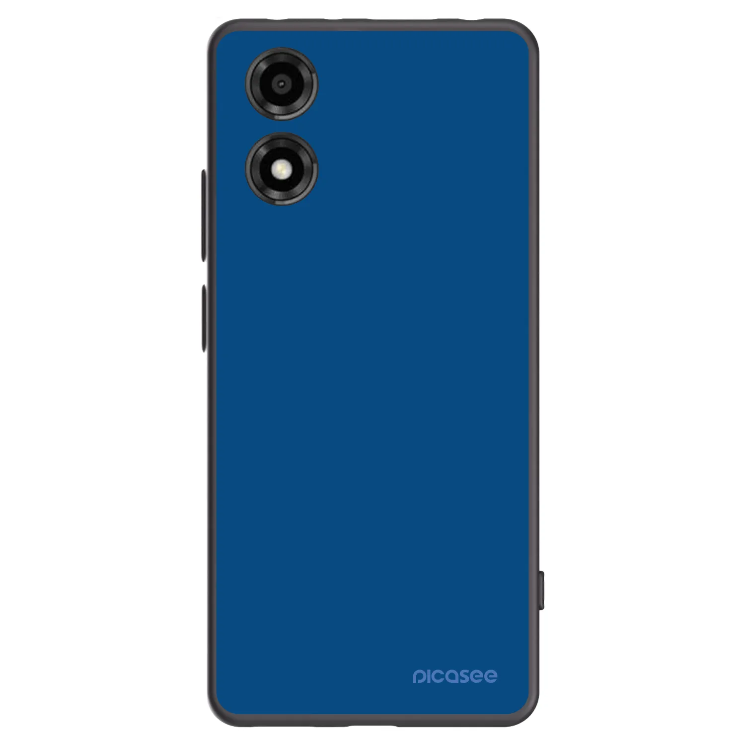 Picasee Motorola Moto E14 Hülle - Schwarzes Silikon - Navy Blue