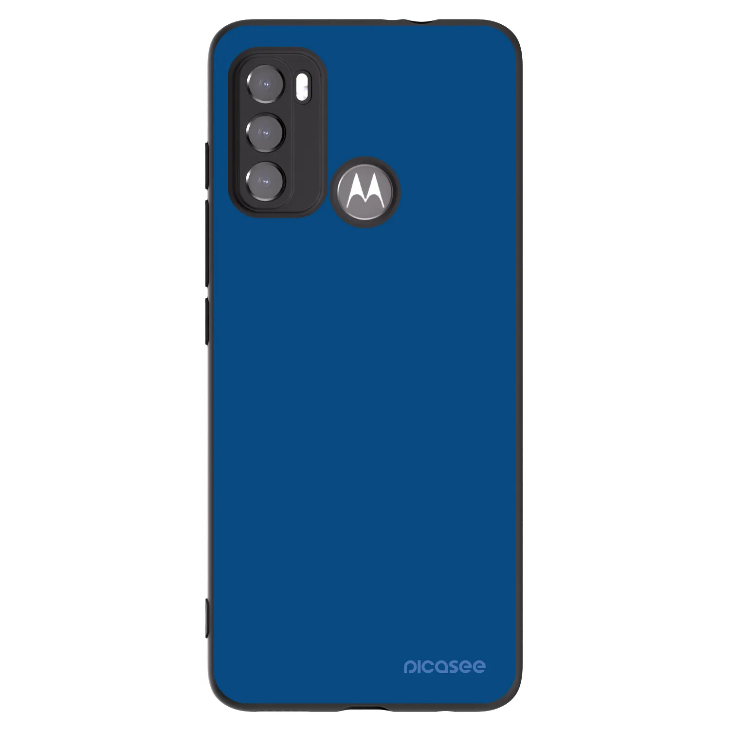 Picasee Motorola Edge 60 5G Hülle - Schwarzes Silikon - Navy Blue