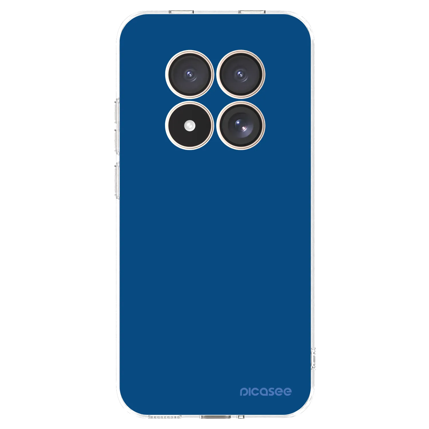 Picasee Xiaomi Redmi Note 15 Pro 4G Hülle - Transparentes Silikon - Navy Blue