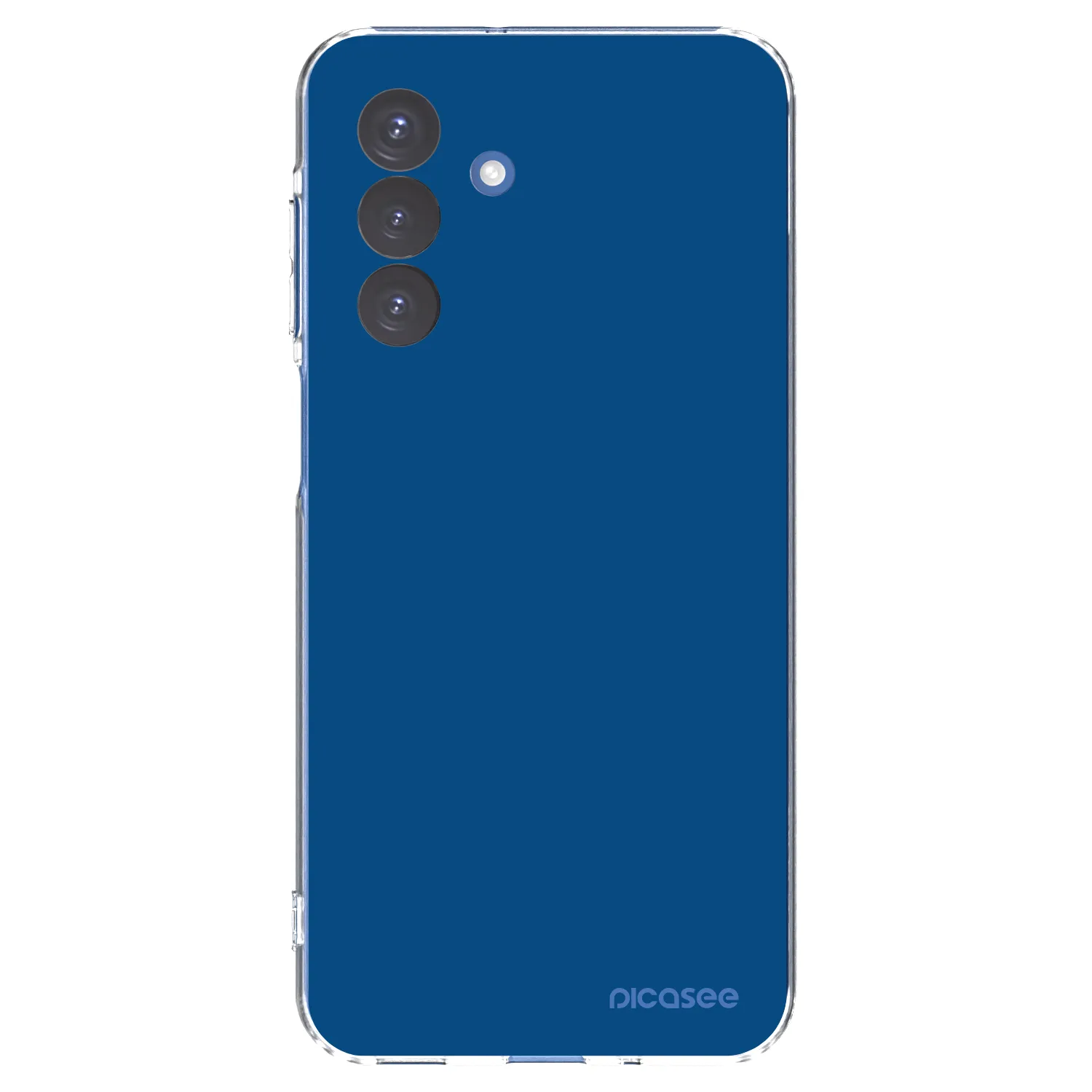 Picasee Samsung Galaxy A17 5G Hülle - Transparentes Silikon - Navy Blue