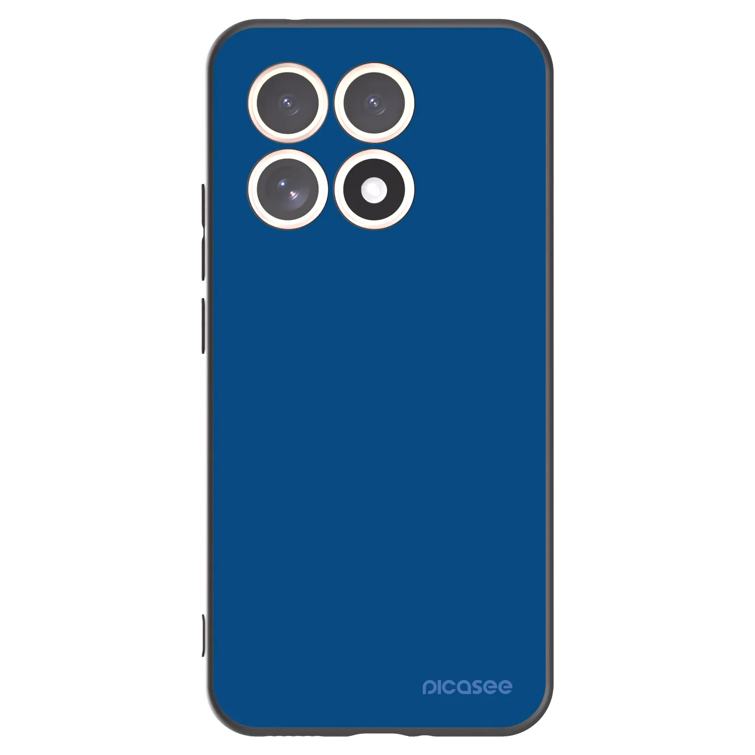 Picasee Xiaomi 15T Hülle - Schwarzes Silikon - Navy Blue