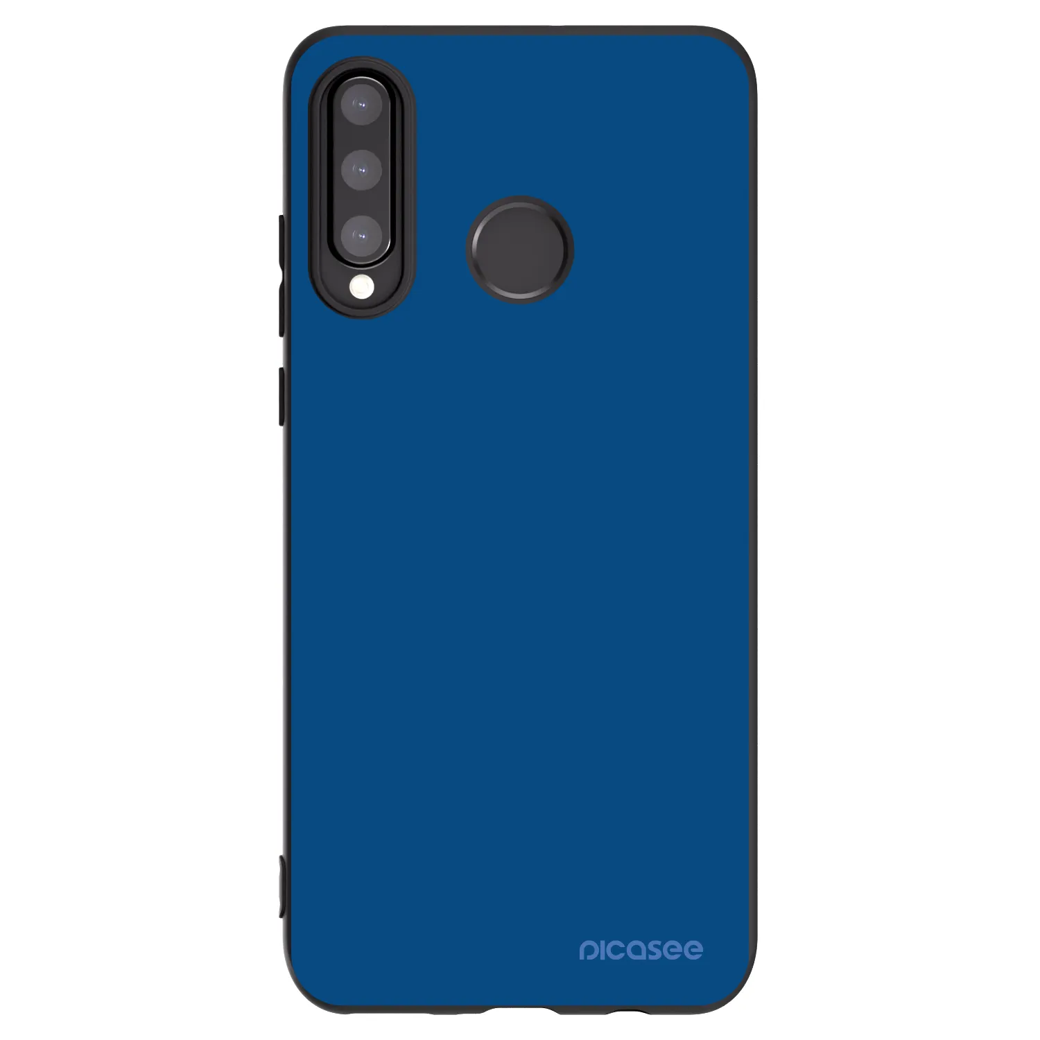 Picasee Huawei P30 Lite Hülle - Schwarzes Silikon - Navy Blue