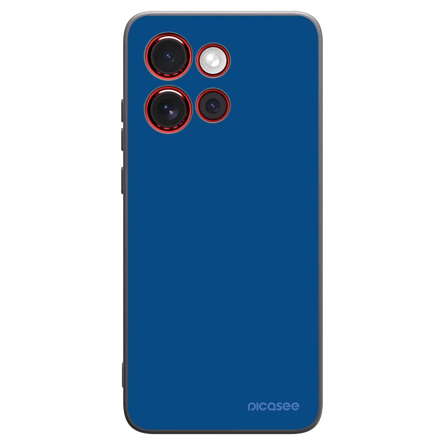 Picasee Motorola Edge 60 Neo 5G Hülle - Schwarzes Silikon - Navy Blue