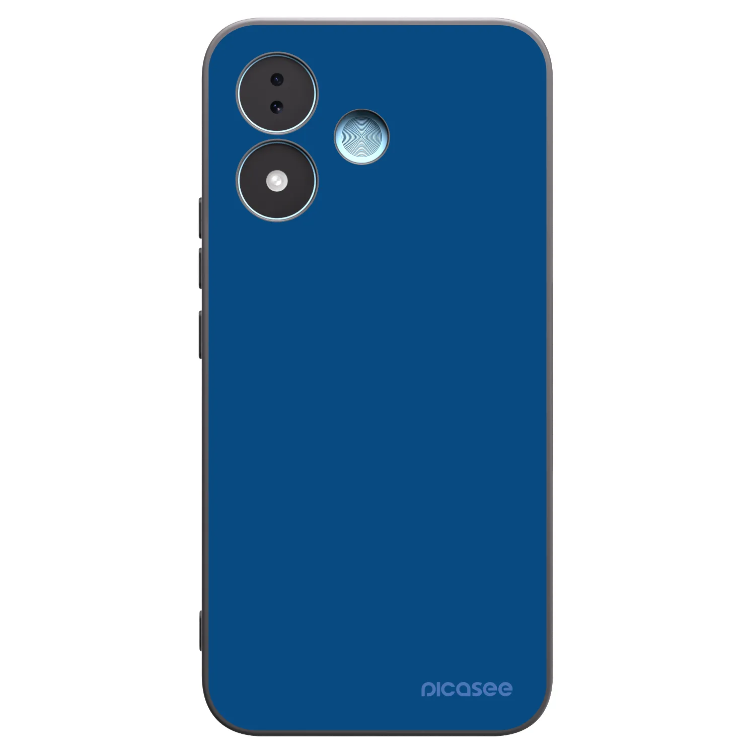Picasee Xiaomi Redmi Note 17 5G Hülle - Schwarzes Silikon - Navy Blue