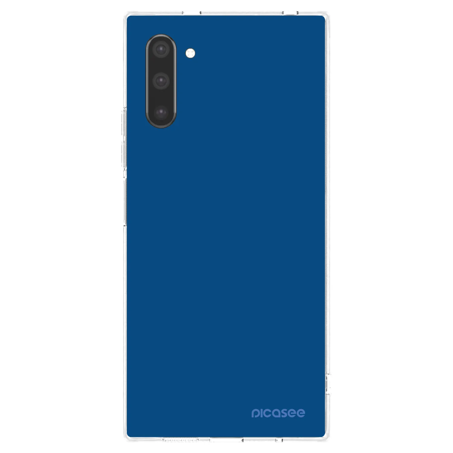 Picasee Samsung Galaxy Note 10 N970F Hülle - Transparentes Silikon - Navy Blue