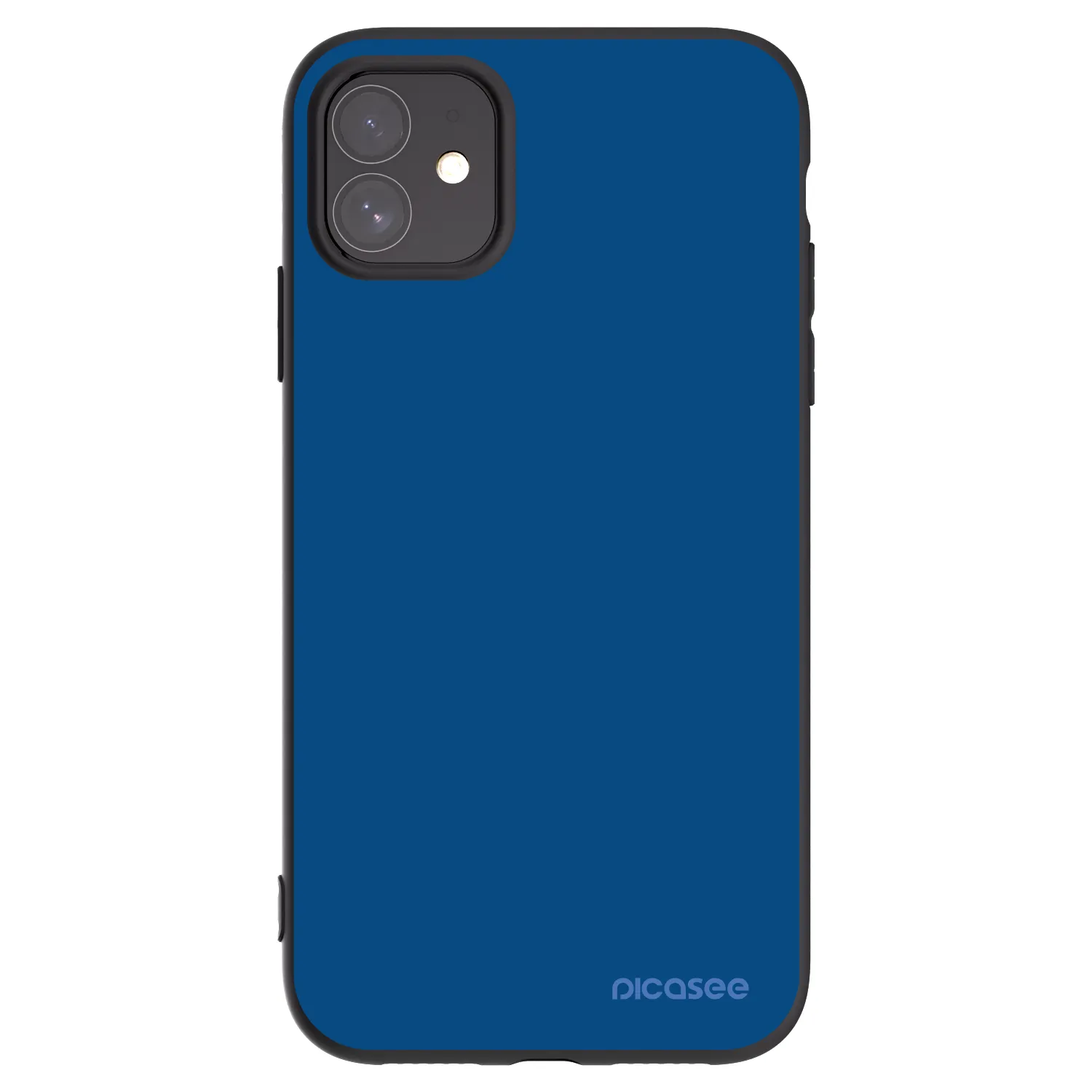 Picasee Apple iPhone 11 Hülle - Schwarzes Silikon - Navy Blue