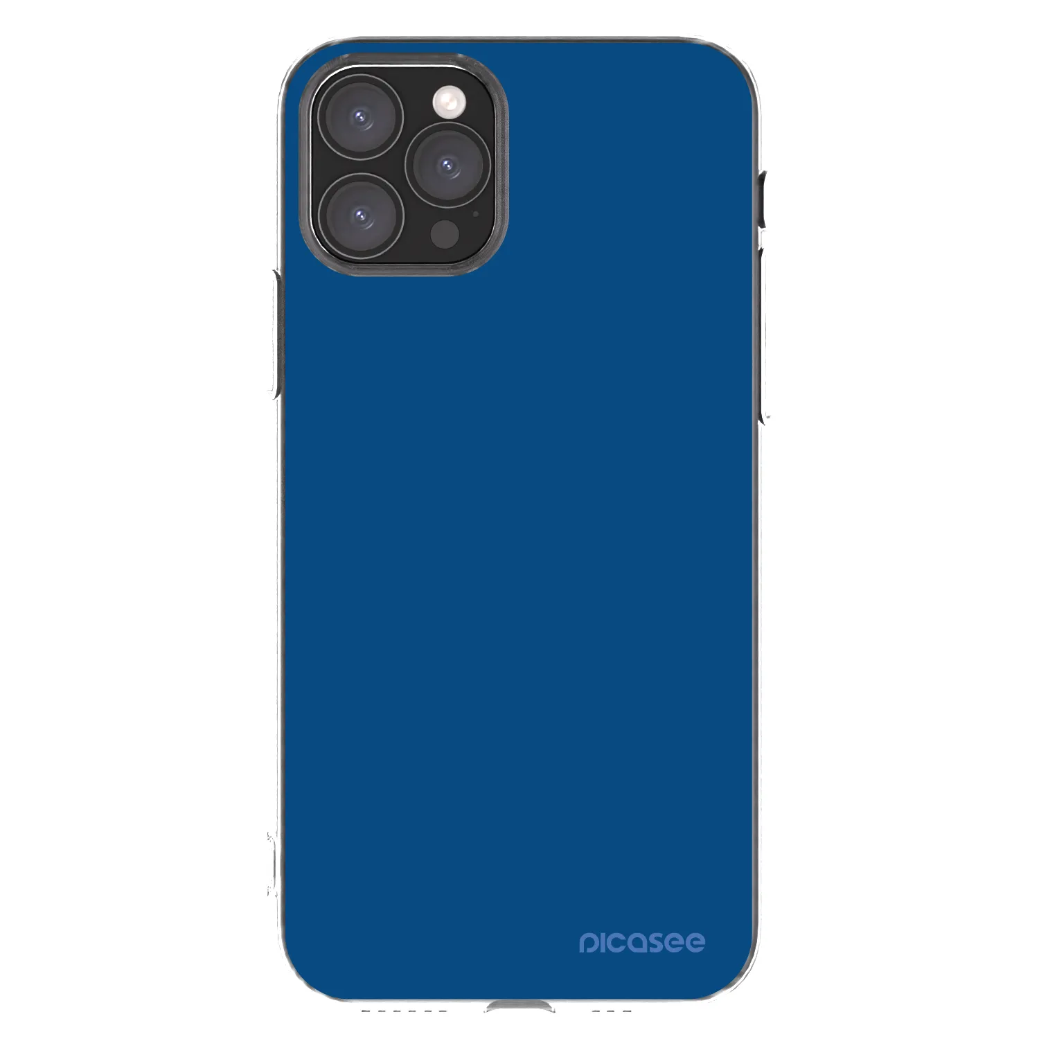 Picasee Apple iPhone 11 Pro Hülle - Transparentes Silikon - Navy Blue