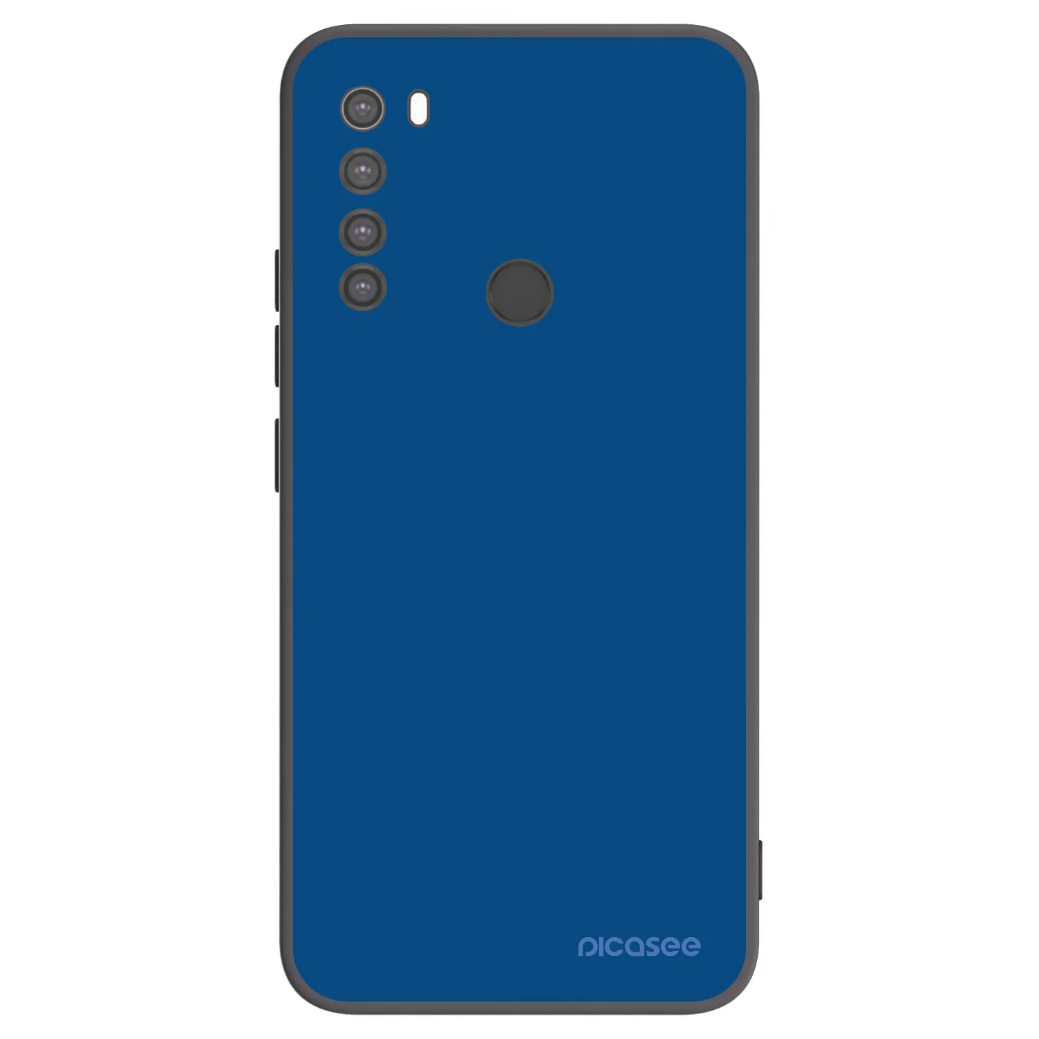 Picasee Xiaomi Redmi Note 8 Hülle - Schwarzes Silikon - Navy Blue