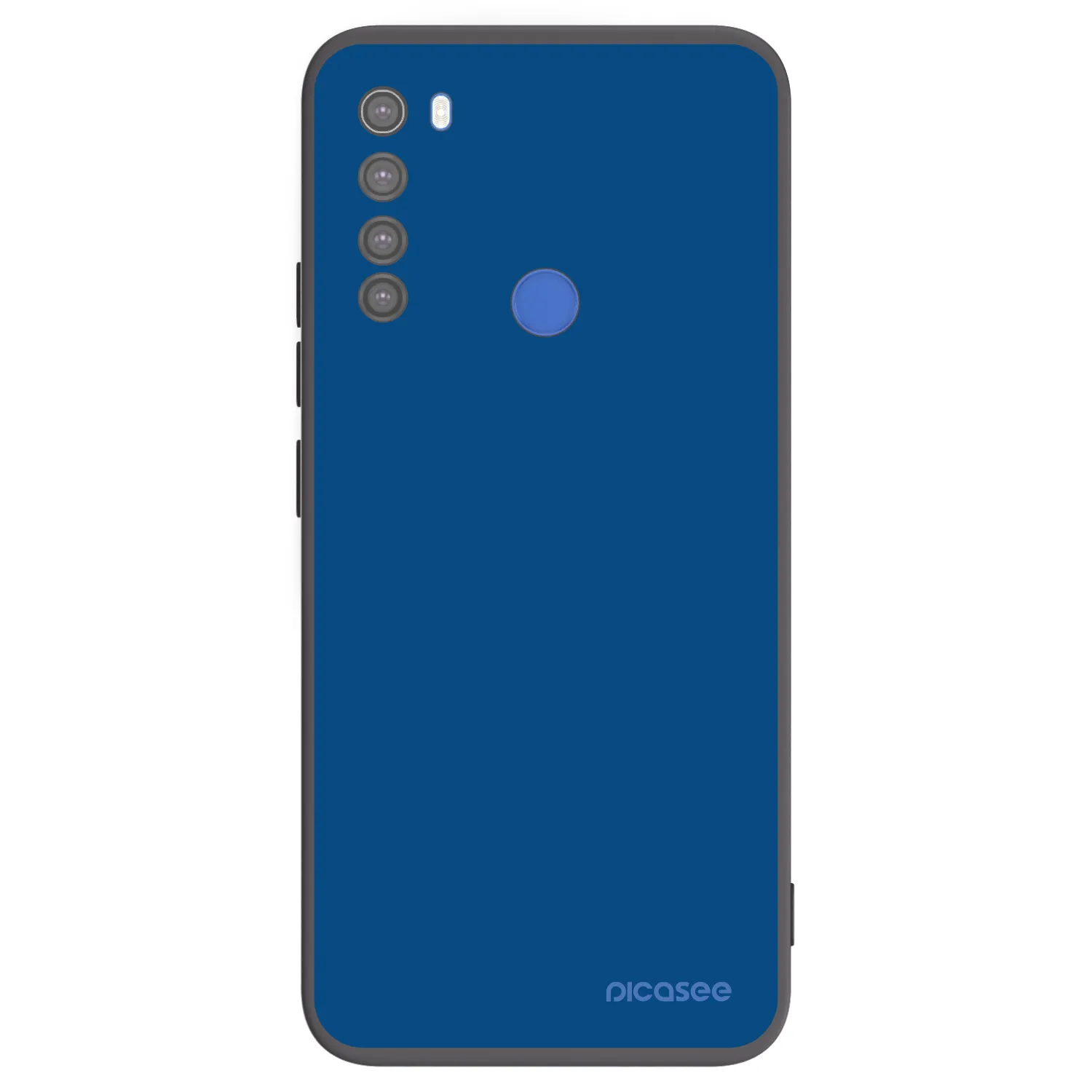 Picasee Xiaomi Redmi Note 8T Hülle - Schwarzes Silikon - Navy Blue