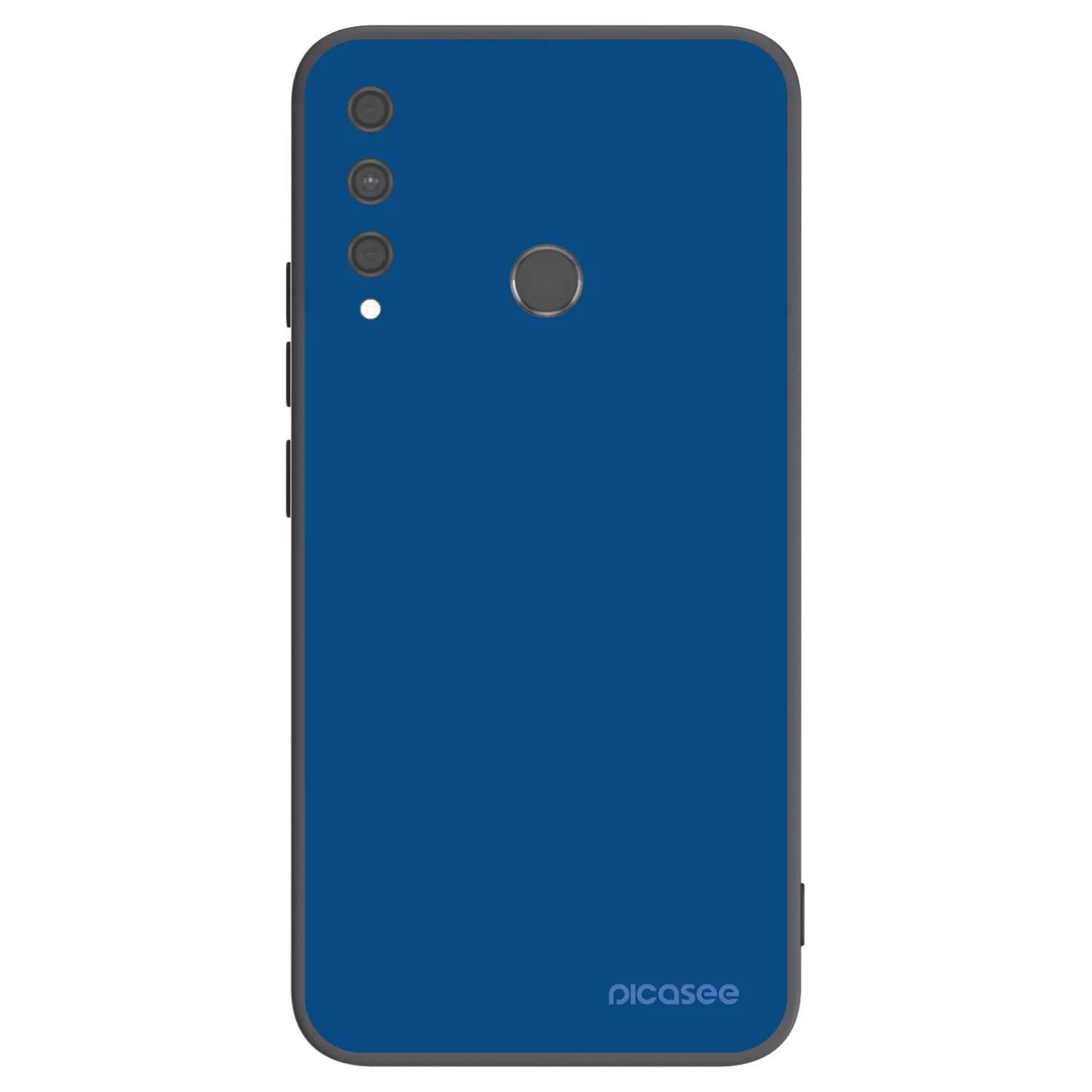 Picasee Huawei P40 Lite E Hülle - Schwarzes Silikon - Navy Blue