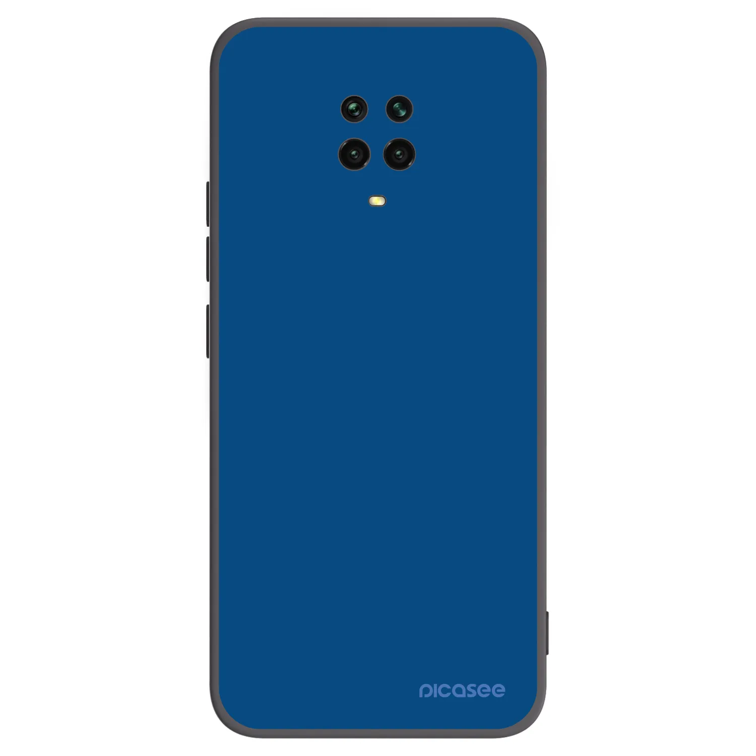 Picasee Xiaomi Redmi Note 9S Hülle - Schwarzes Silikon - Navy Blue