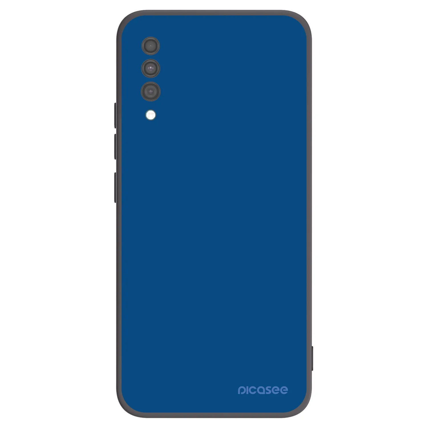 Picasee Samsung Galaxy A30s A307F Hülle - Schwarzes Silikon - Navy Blue