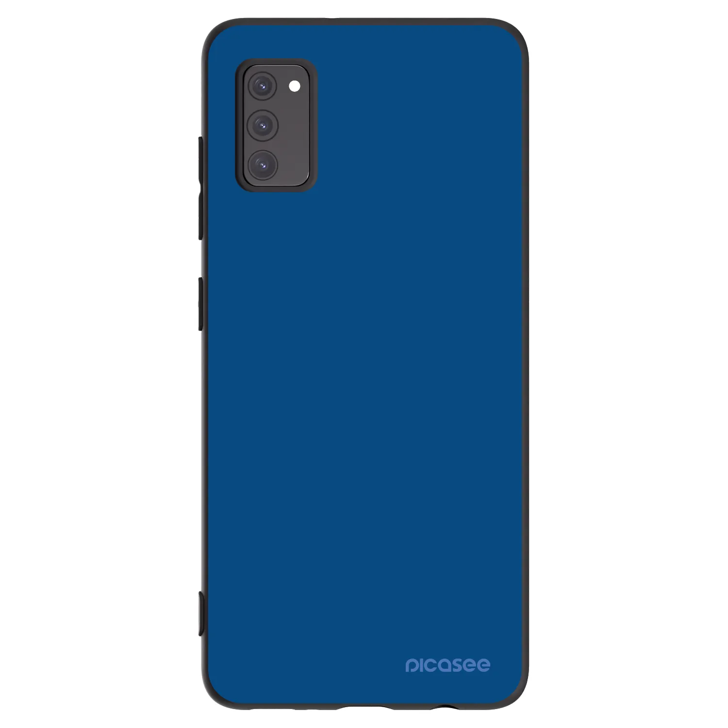 Picasee Samsung Galaxy A41 A415F Hülle - Schwarzes Silikon - Navy Blue
