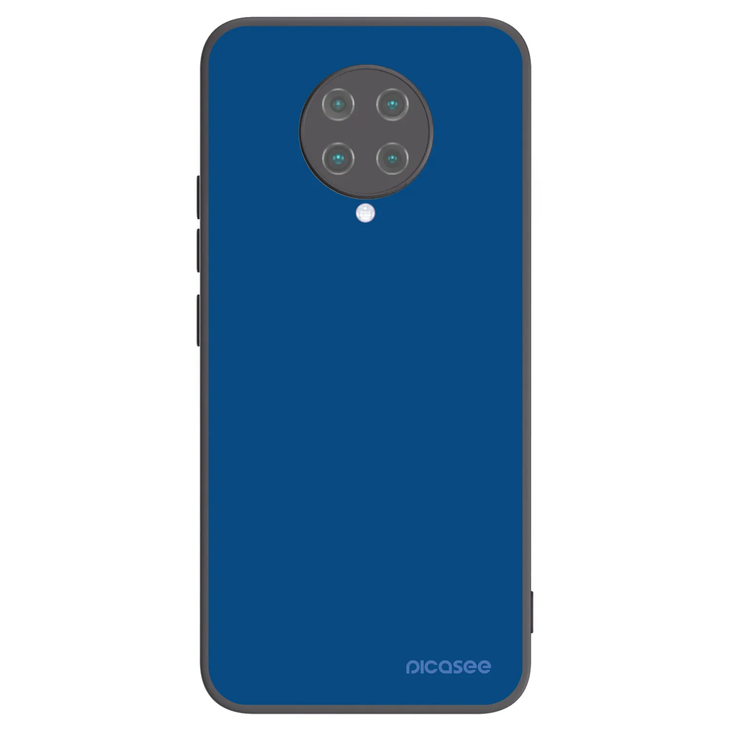 Picasee Xiaomi Poco F2 Pro Hülle - Schwarzes Silikon - Navy Blue