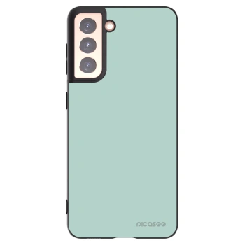 Picasee Samsung Galaxy S21 5G G991B Hülle - Schwarzes Silikon - Pastel Charm