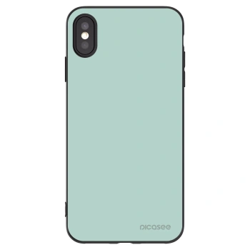 Picasee Apple iPhone XS Max Hülle - Schwarzes Silikon - Pastel Charm