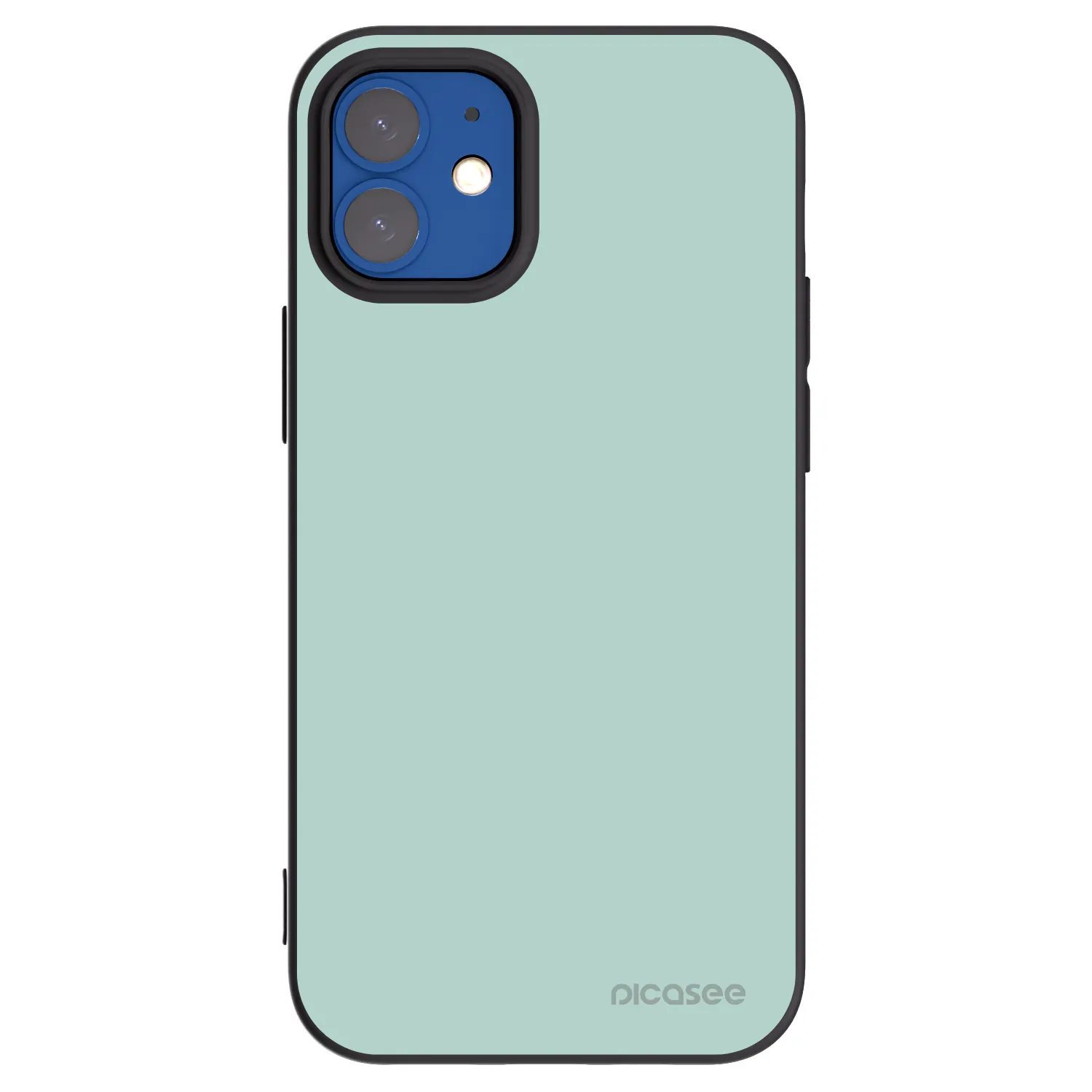 Picasee Apple iPhone 12 mini Hülle - Schwarzes Silikon - Pastel Charm