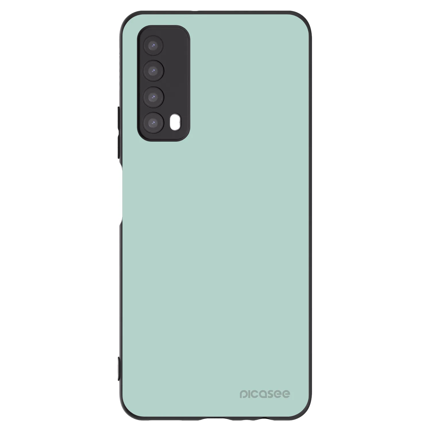 Picasee Huawei P Smart 2021 Hülle - Schwarzes Silikon - Pastel Charm
