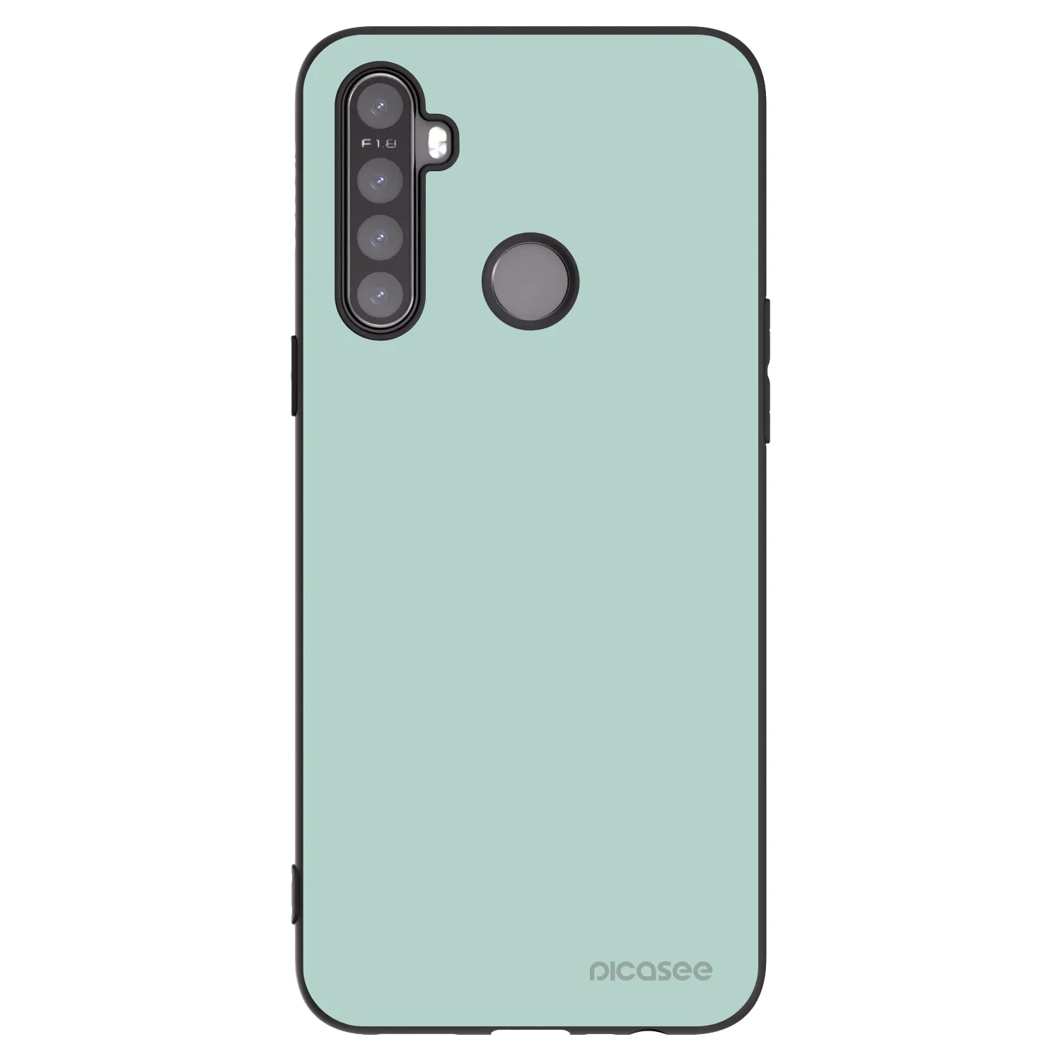 Picasee Realme 6i Hülle - Schwarzes Silikon - Pastel Charm
