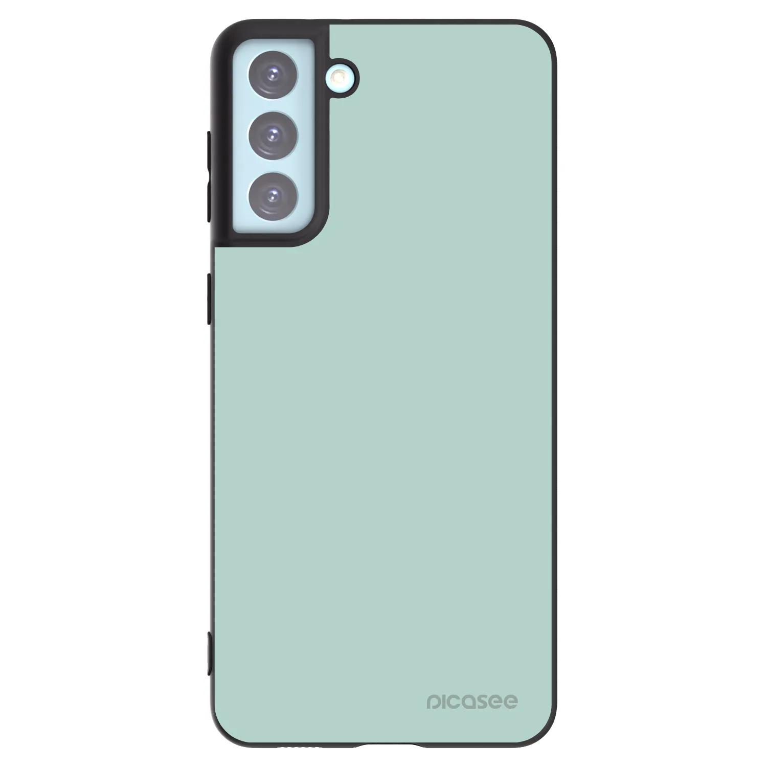 Picasee Samsung Galaxy S21+ 5G G996F Hülle - Schwarzes Silikon - Pastel Charm