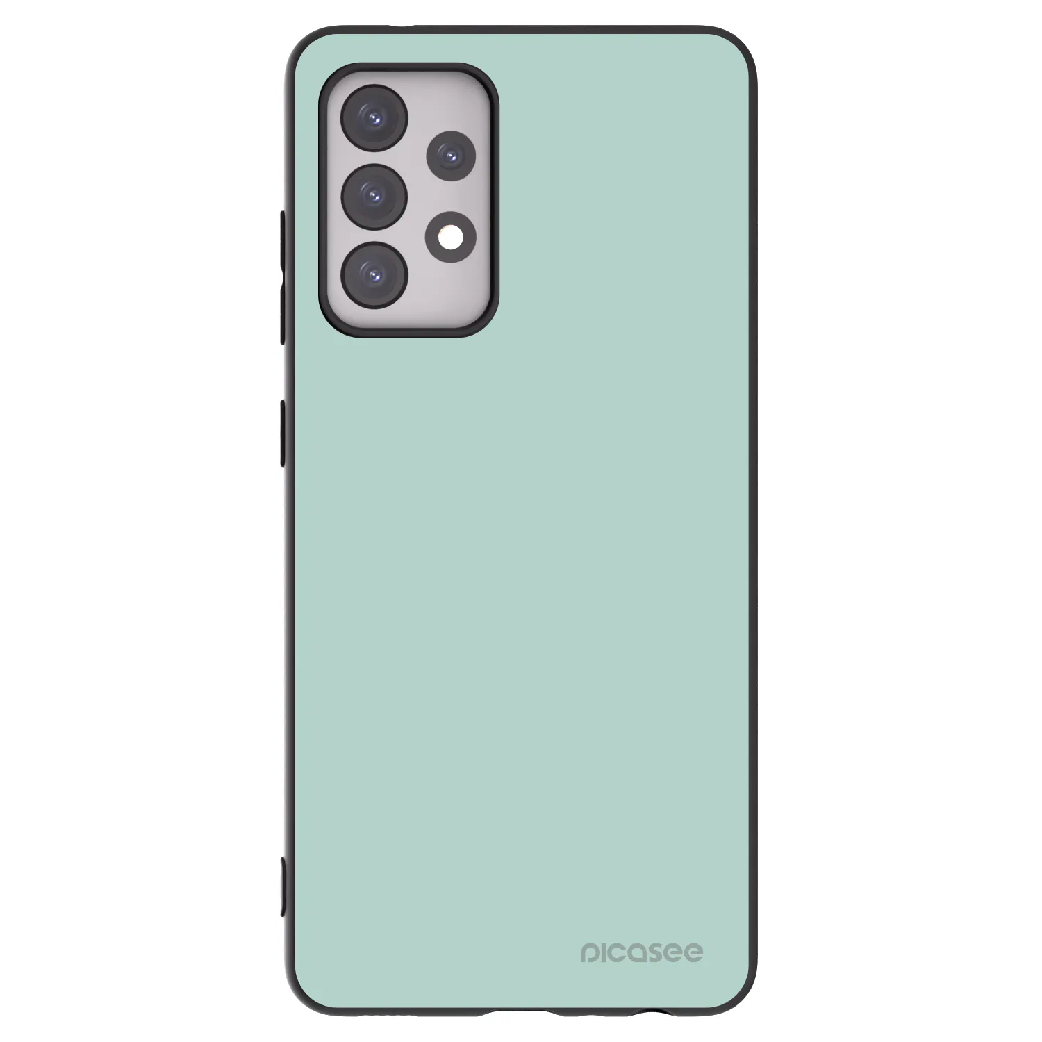 Picasee Samsung Galaxy A52 5G A525F Hülle - Schwarzes Silikon - Pastel Charm