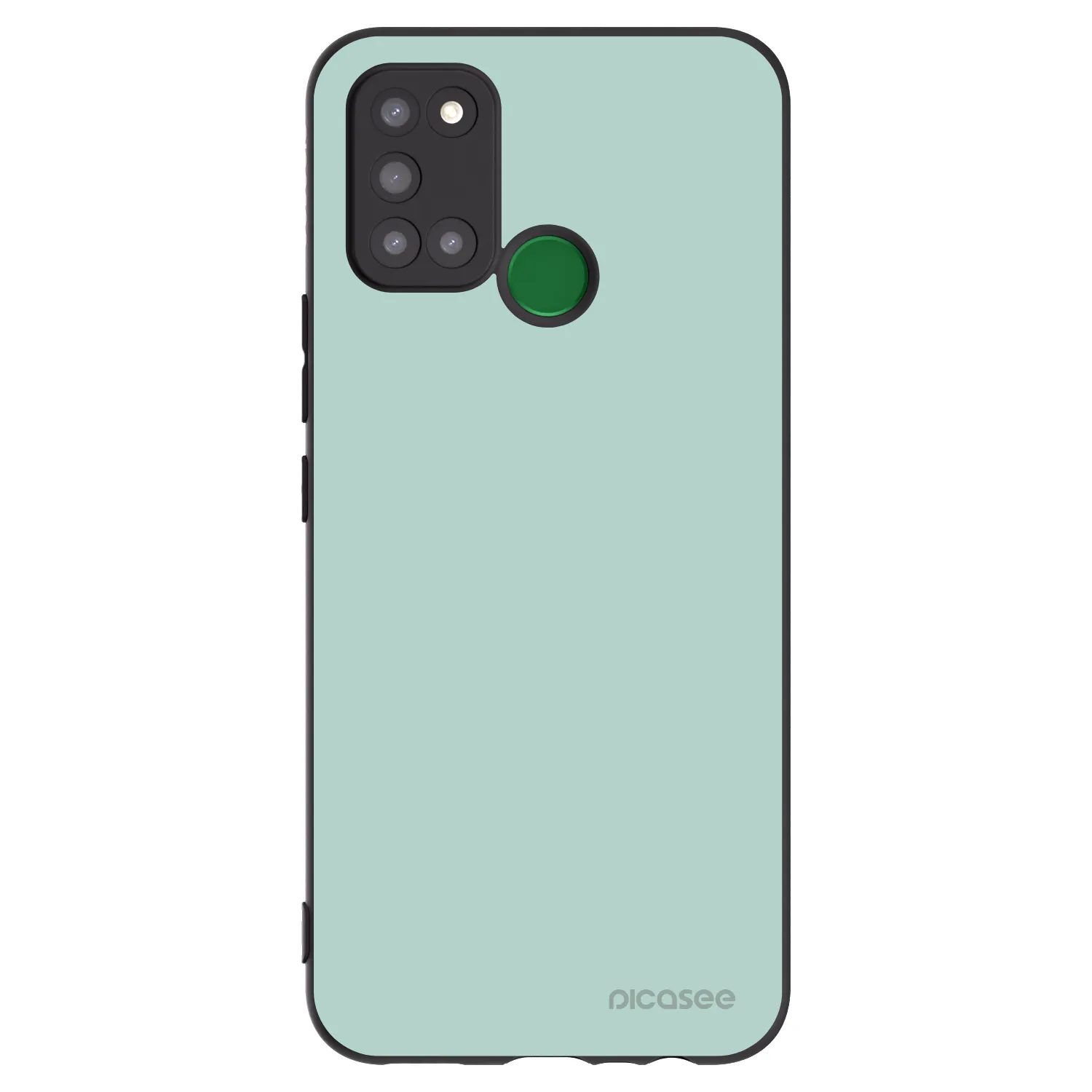 Picasee Realme 7i Hülle - Schwarzes Silikon - Pastel Charm