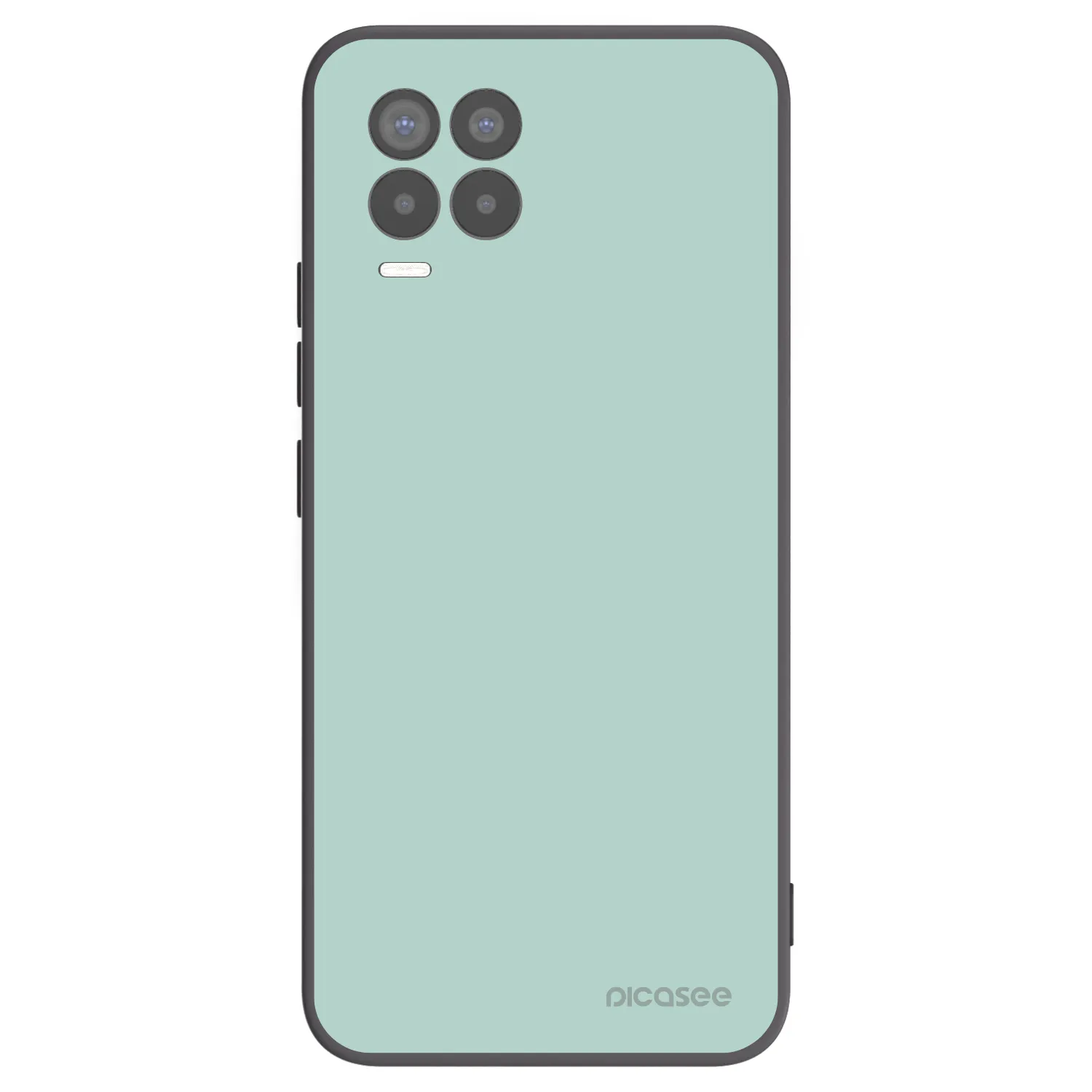 Picasee Realme 8 4G Hülle - Schwarzes Silikon - Pastel Charm