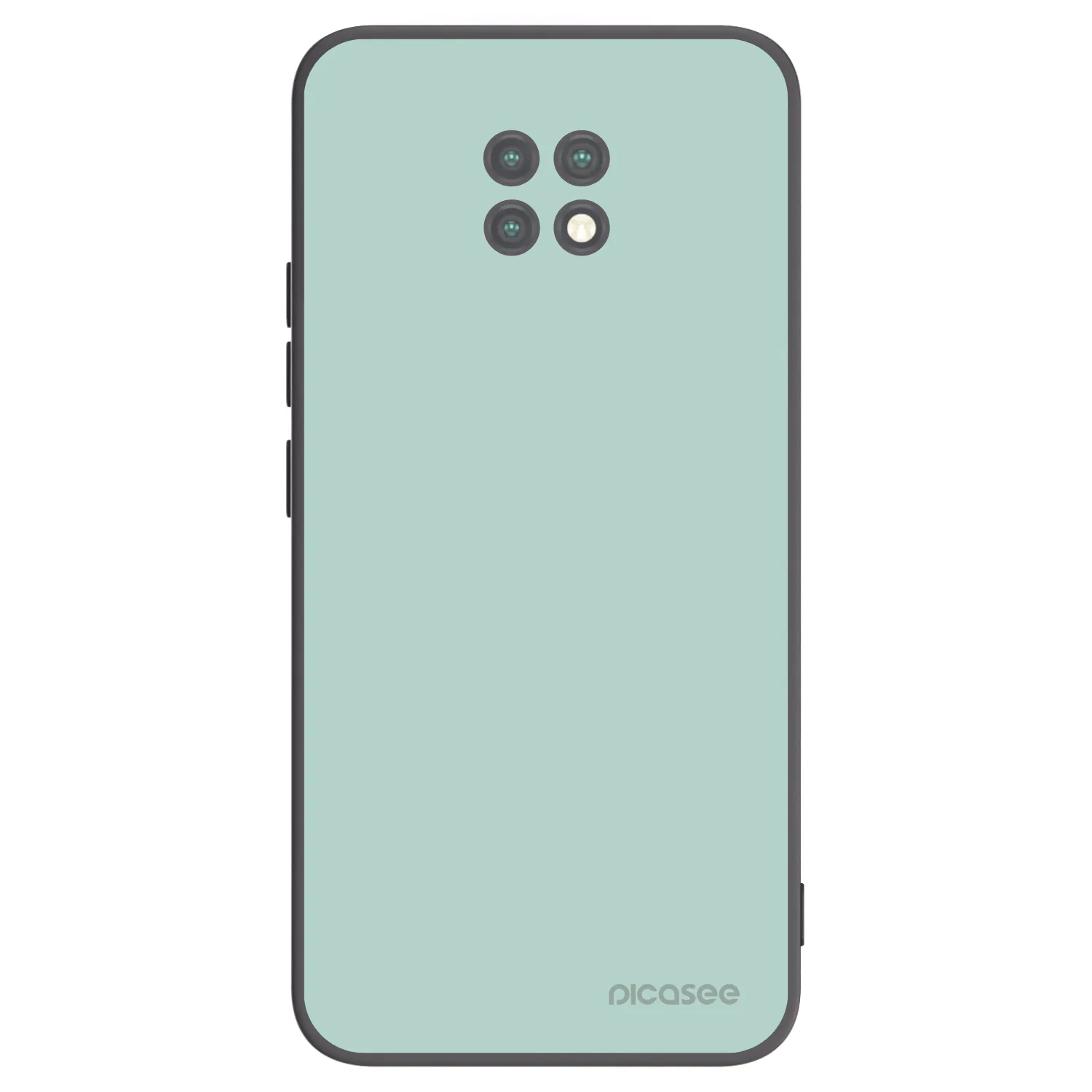 Picasee Xiaomi Redmi Note 9T Hülle - Schwarzes Silikon - Pastel Charm