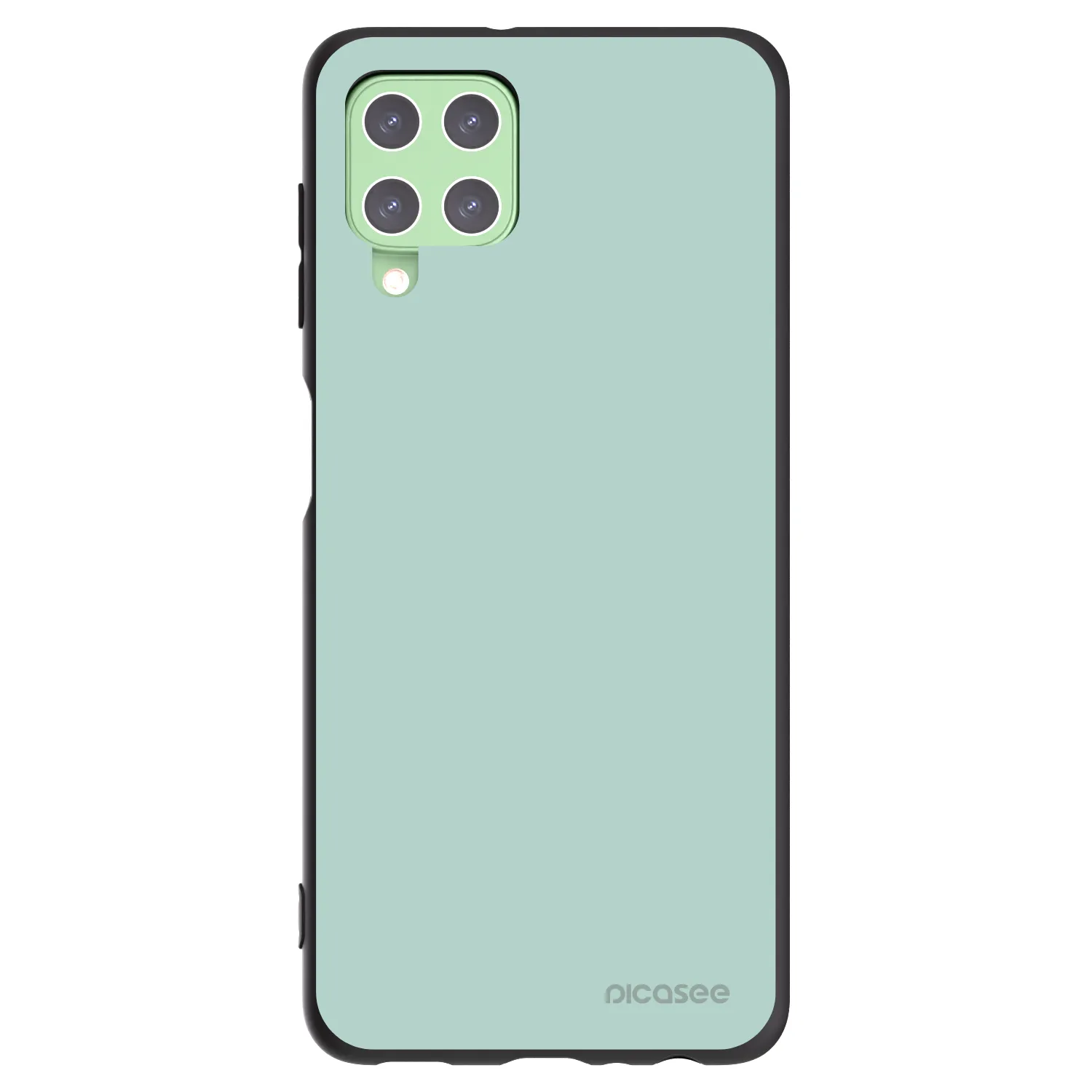 Picasee Samsung Galaxy A22 A225F 4G Hülle - Schwarzes Silikon - Pastel Charm