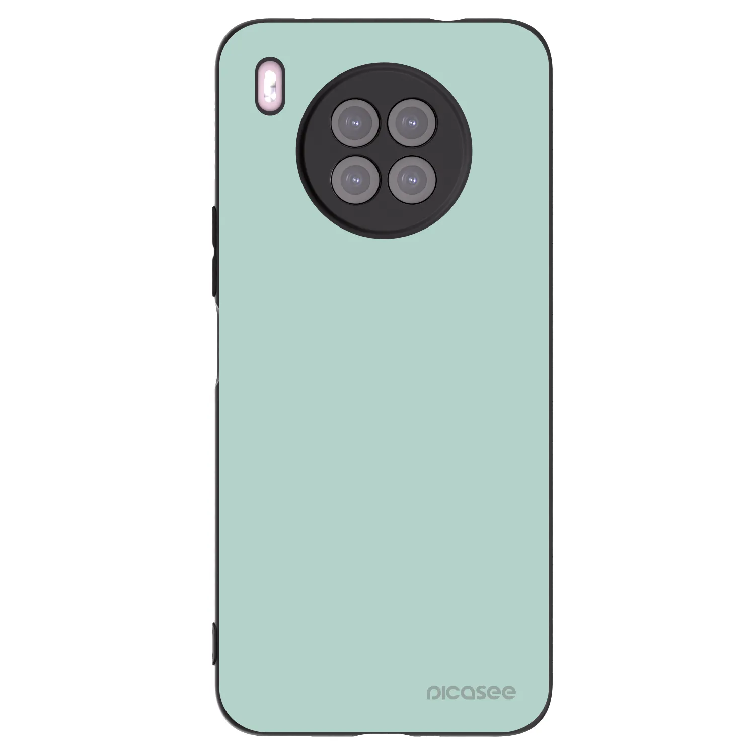 Picasee Huawei Nova 8i Hülle - Schwarzes Silikon - Pastel Charm
