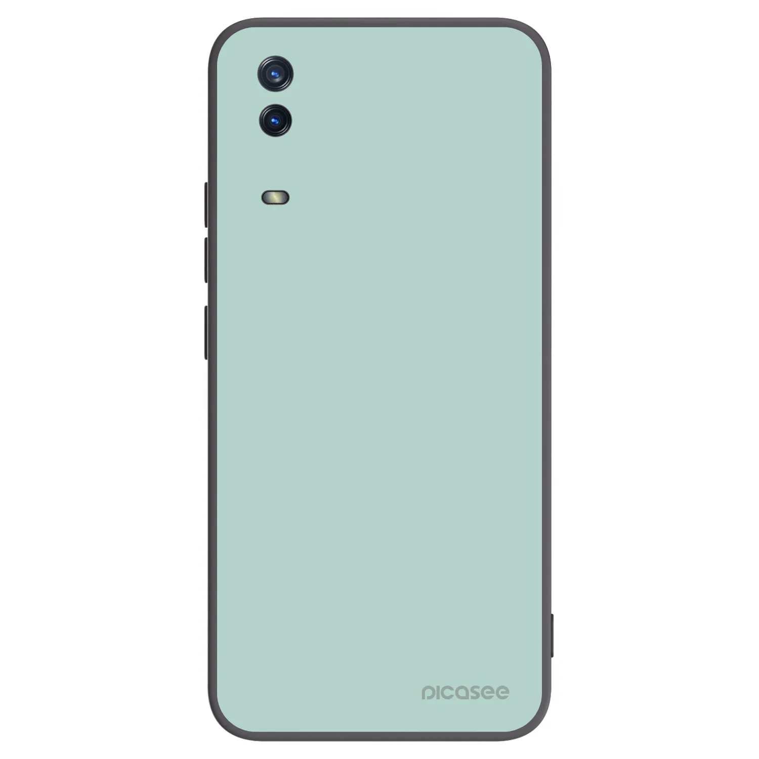 Picasee Vivo Y11s Hülle - Schwarzes Silikon - Pastel Charm