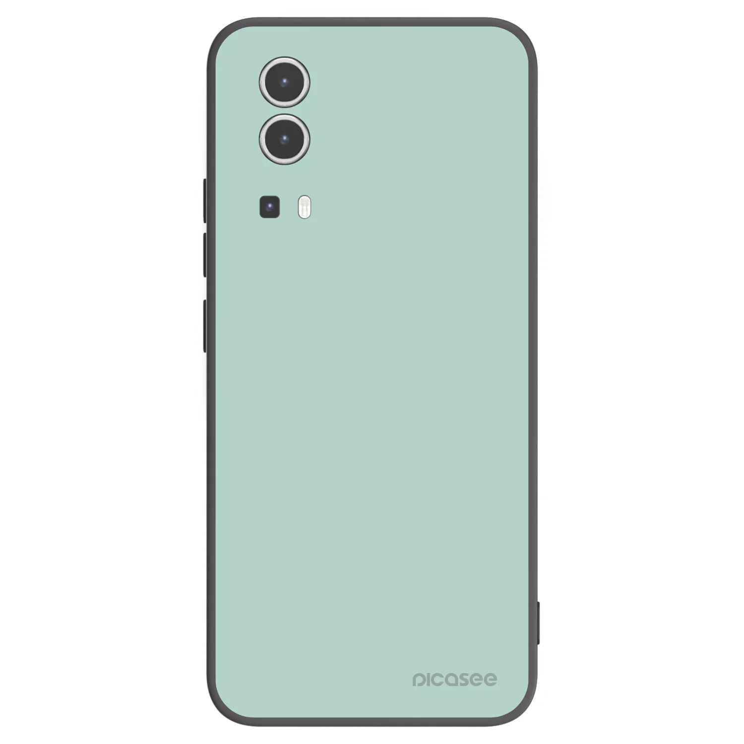 Picasee Vivo Y72 5G Hülle - Schwarzes Silikon - Pastel Charm
