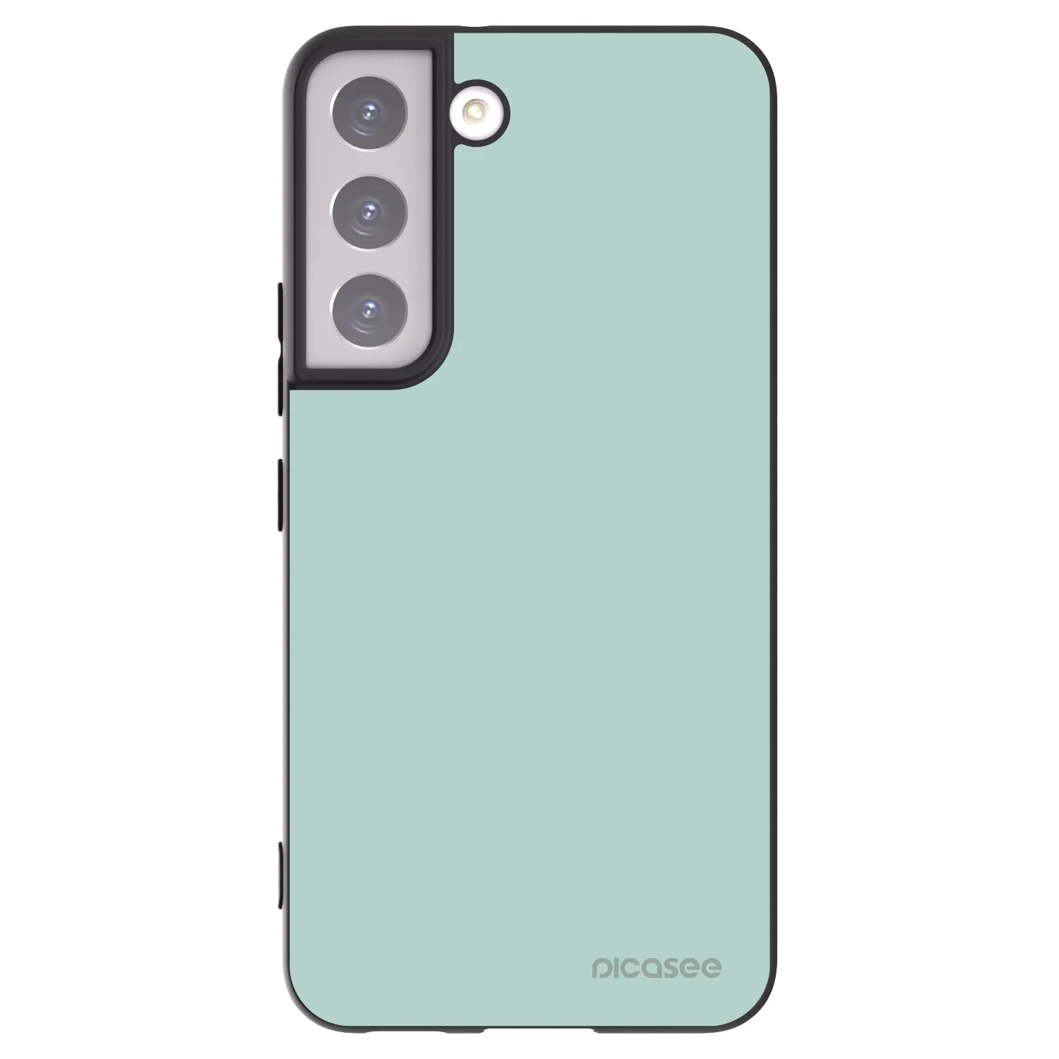 Picasee Samsung Galaxy S22 5G Hülle - Schwarzes Silikon - Pastel Charm
