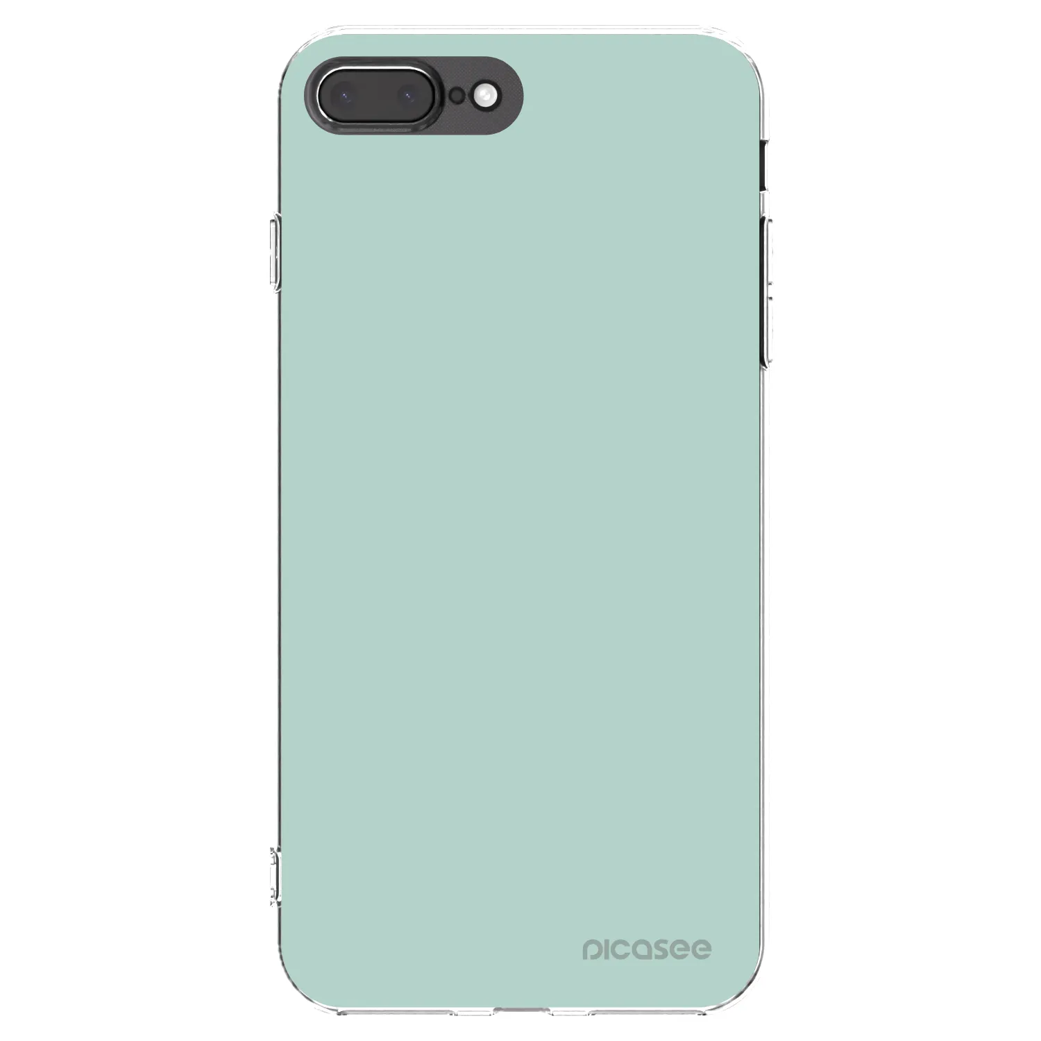 Picasee Apple iPhone 7 Plus Hülle - Transparentes Silikon - Pastel Charm