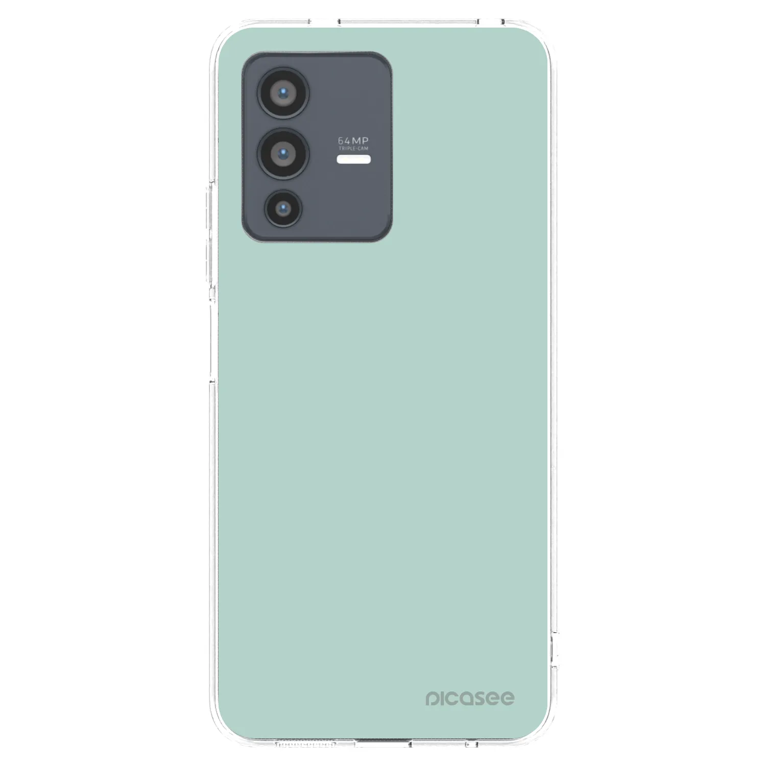 Picasee Vivo V23 5G Hülle - Transparentes Silikon - Pastel Charm