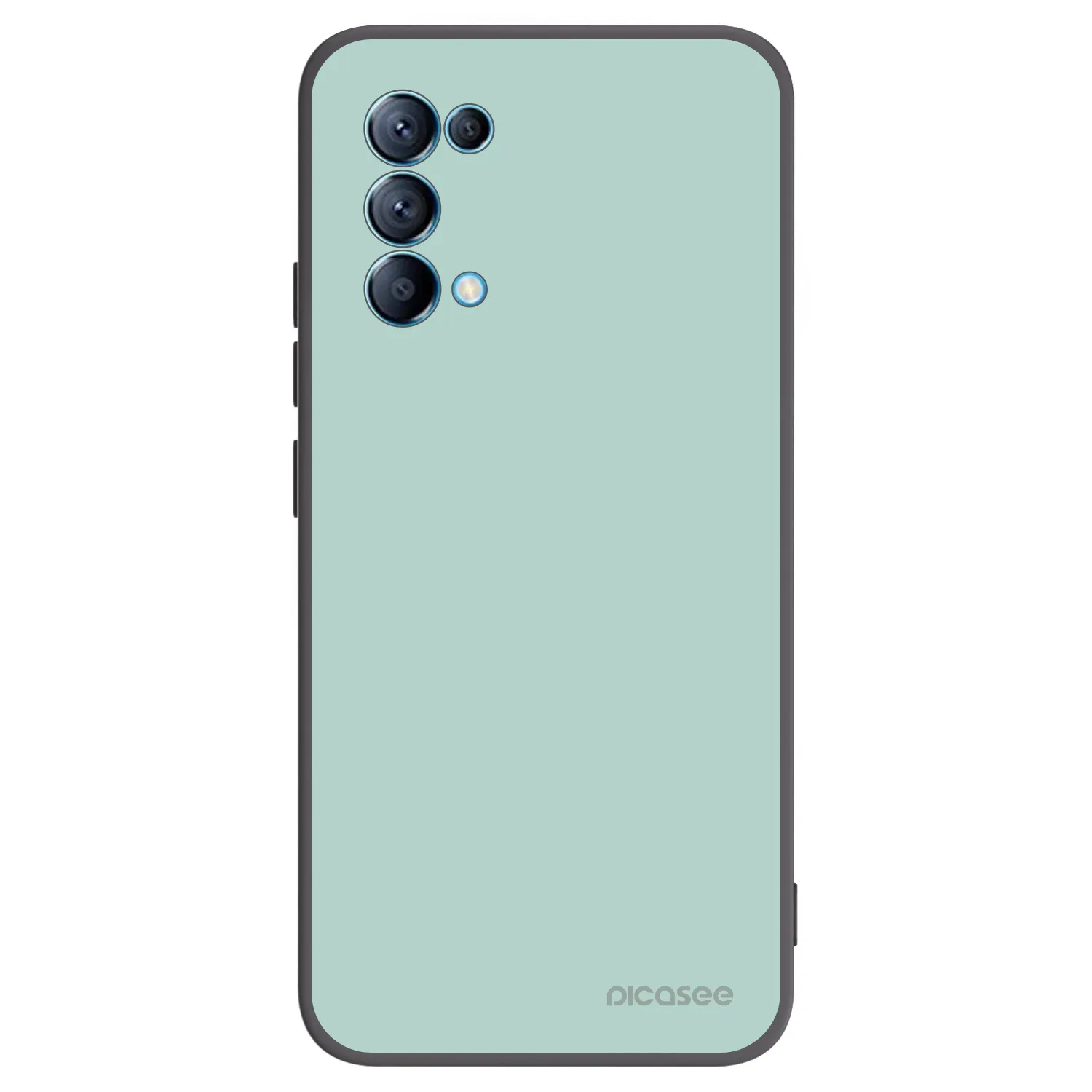 Picasee OPPO A16s Hülle - Schwarzes Silikon - Pastel Charm