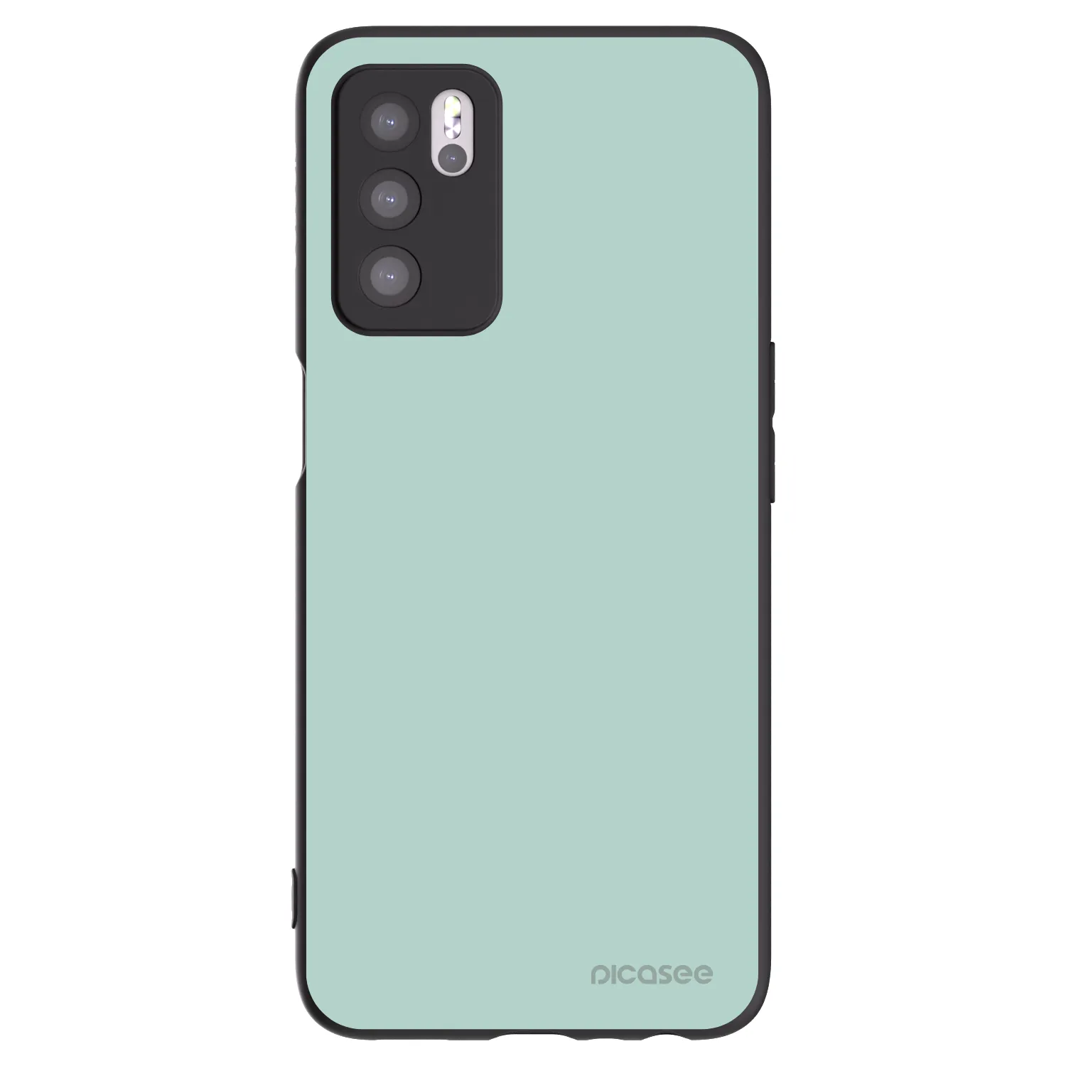 Picasee OPPO A16s Hülle - Schwarzes Silikon - Pastel Charm