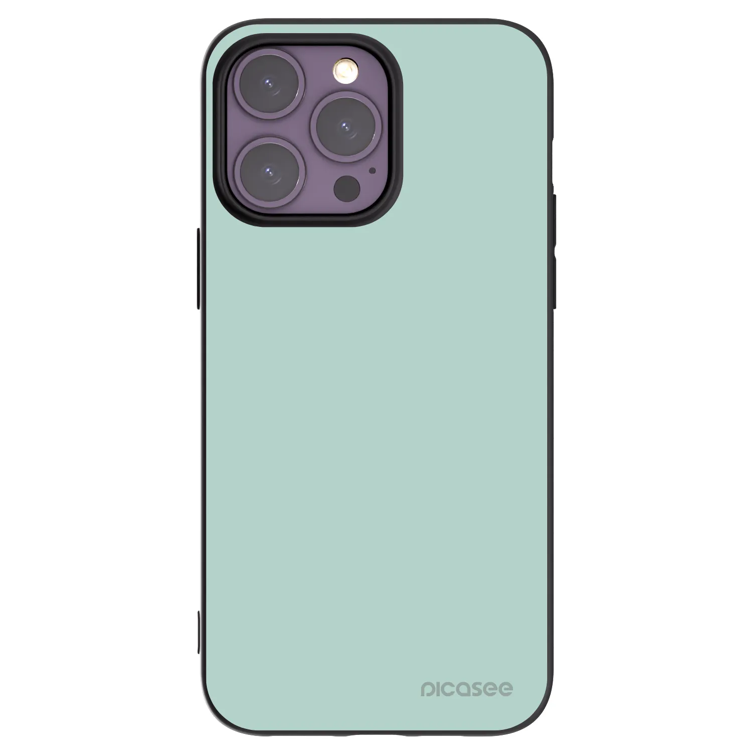 Picasee Apple iPhone 14 Pro Max Hülle - Schwarzes Silikon - Pastel Charm