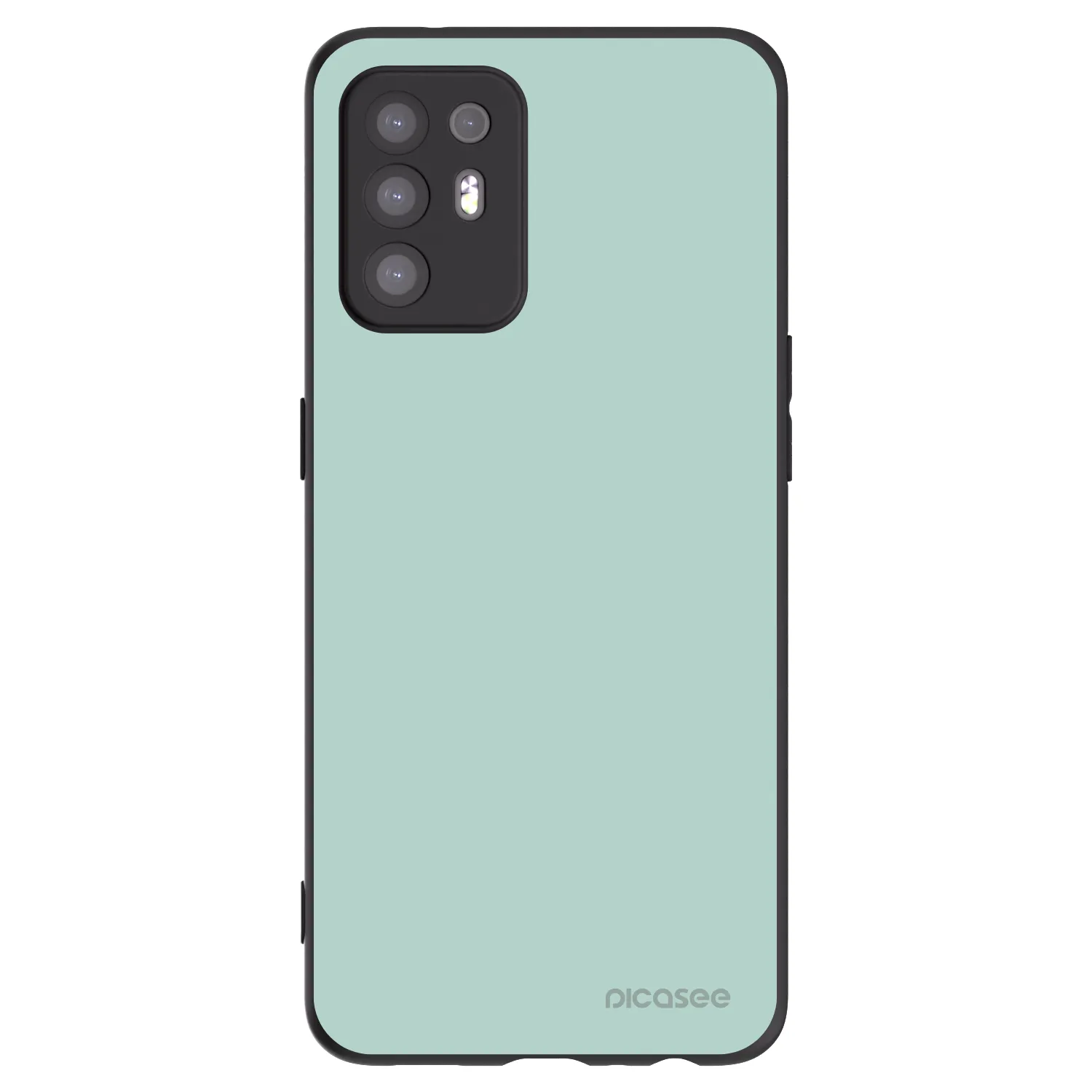 Picasee OPPO A94 5G Hülle - Schwarzes Silikon - Pastel Charm
