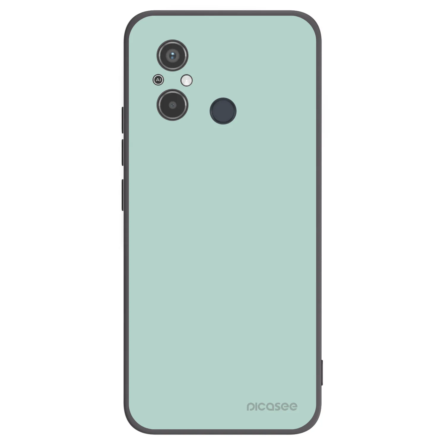 Picasee Xiaomi Redmi 12C Hülle - Schwarzes Silikon - Pastel Charm