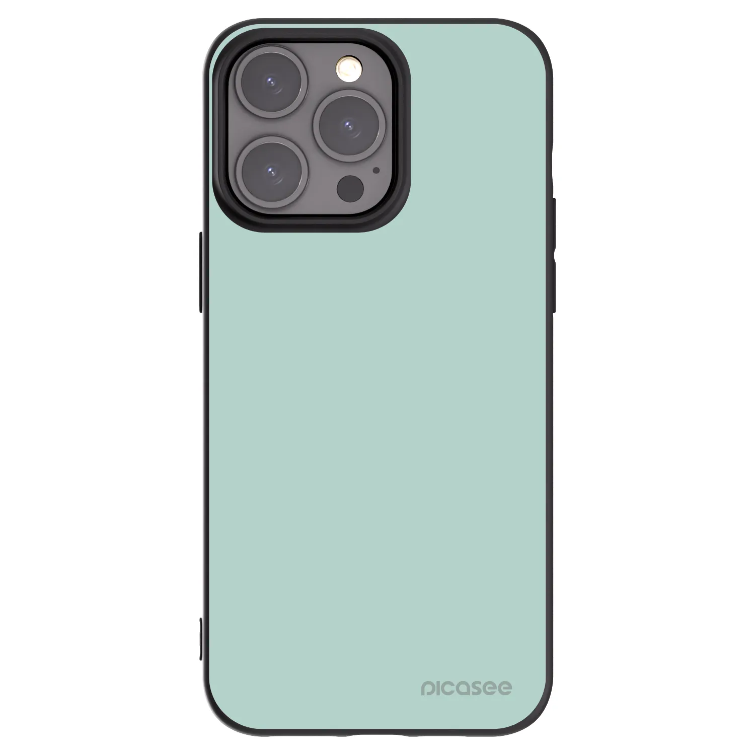 Picasee Apple iPhone 15 Pro Max Hülle - Schwarzes Silikon - Pastel Charm