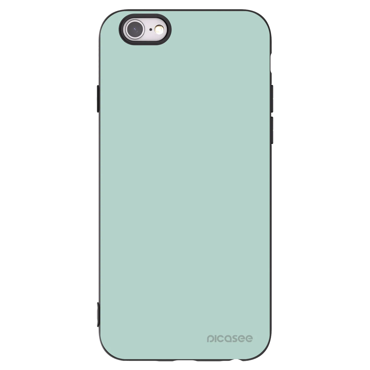 Picasee Apple iPhone 6/6S Hülle - Schwarzes Silikon - Pastel Charm