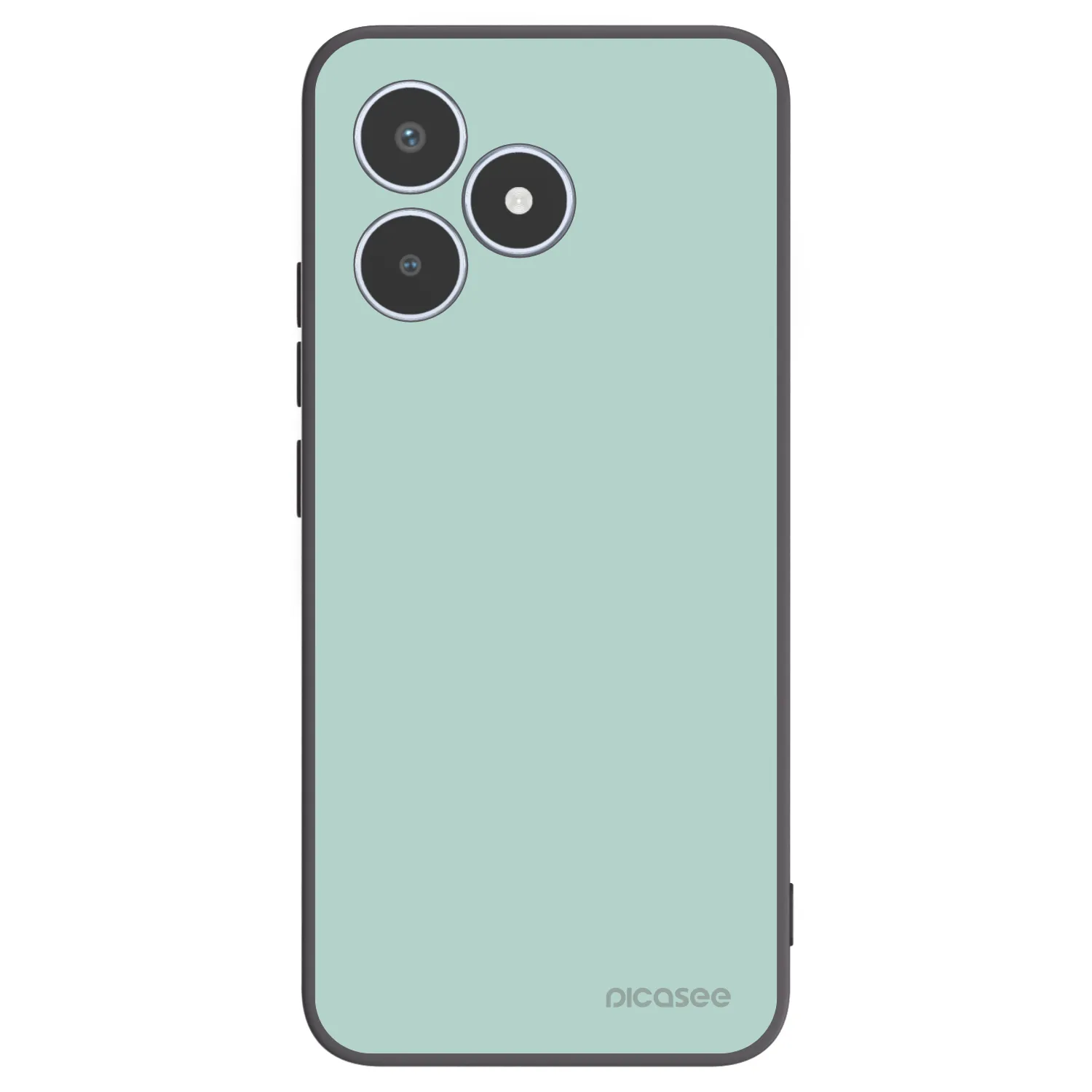 Picasee Realme C53 Hülle - Schwarzes Silikon - Pastel Charm