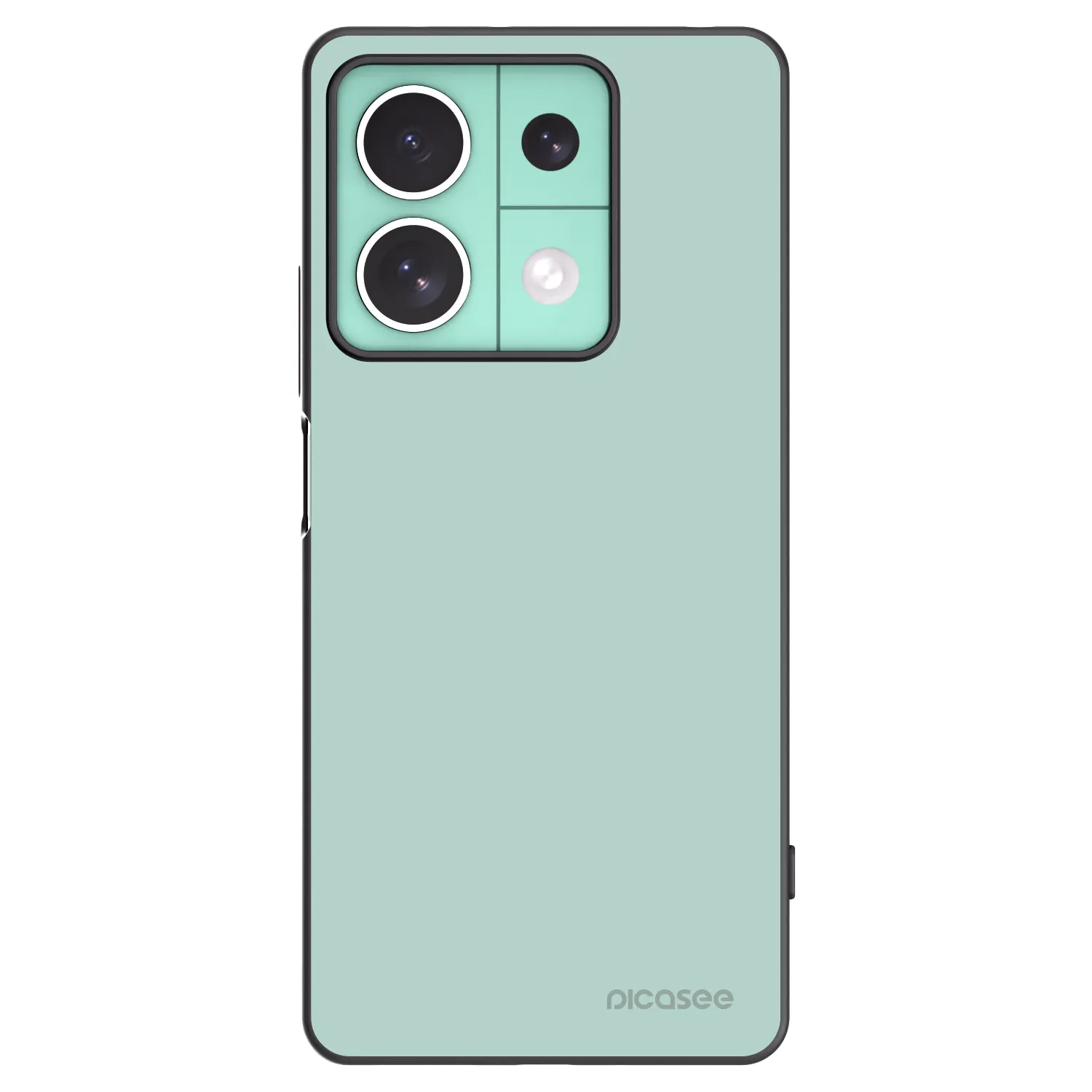 Picasee Xiaomi Redmi Note 13 5G Hülle - Schwarzes Silikon - Pastel Charm