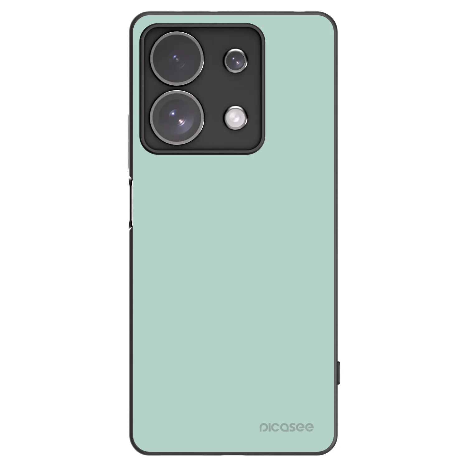 Picasee Xiaomi Redmi Note 13 Pro 4G Hülle - Schwarzes Silikon - Pastel Charm