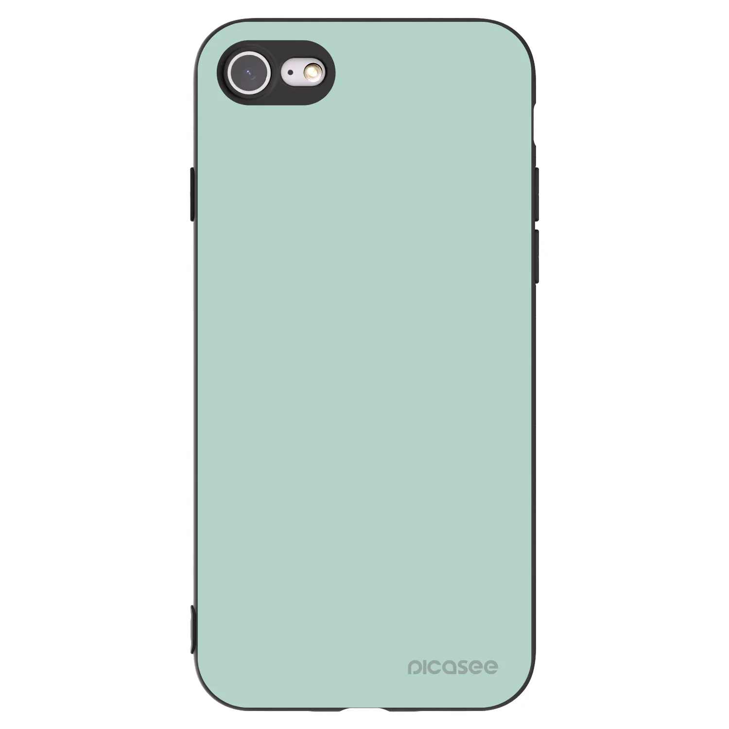 Picasee Apple iPhone 8 Hülle - Schwarzes Silikon - Pastel Charm